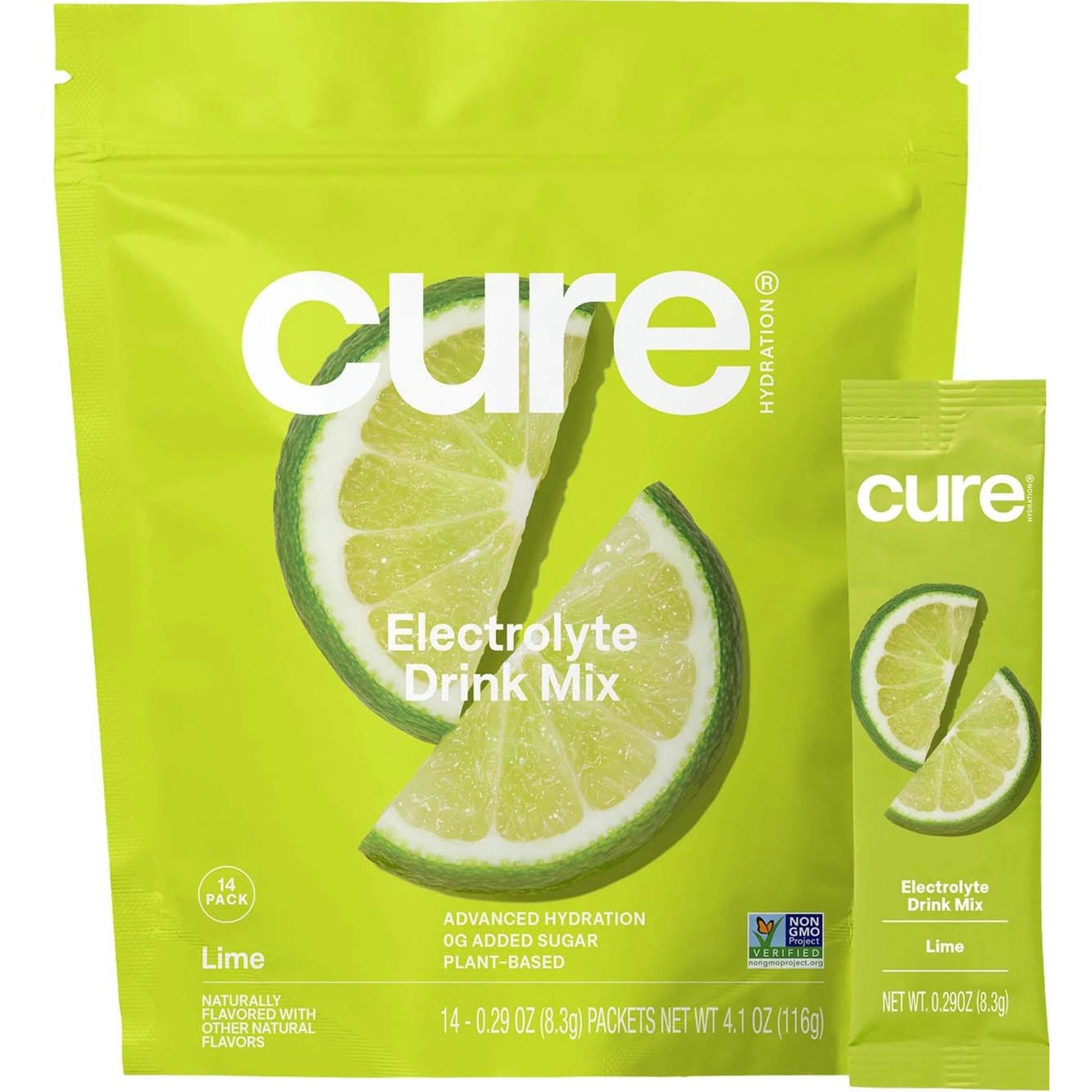 Cure Hydration Electrolyte Drink Mix, Lime