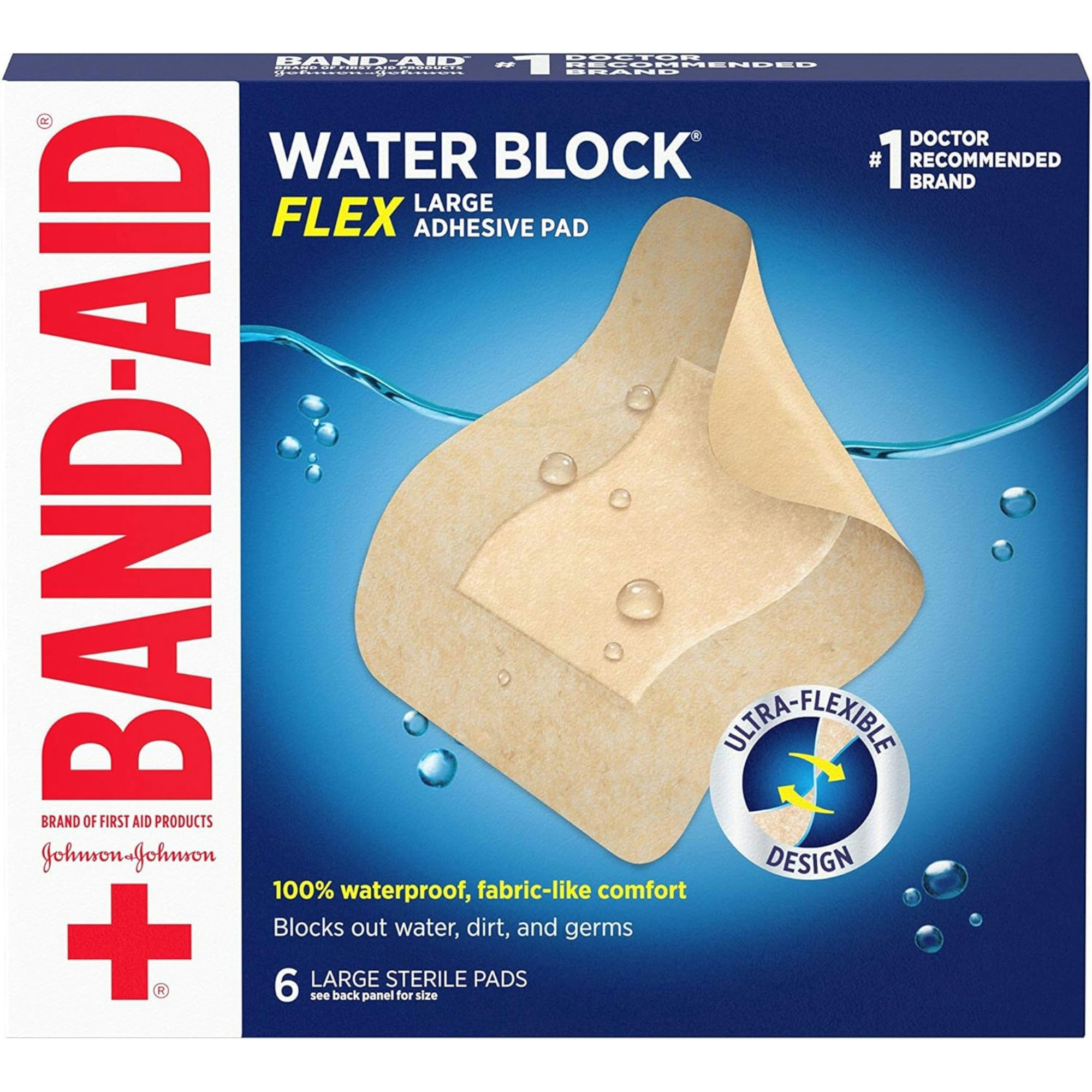 Band-Aid Water Block Flex Adhesive Bandages