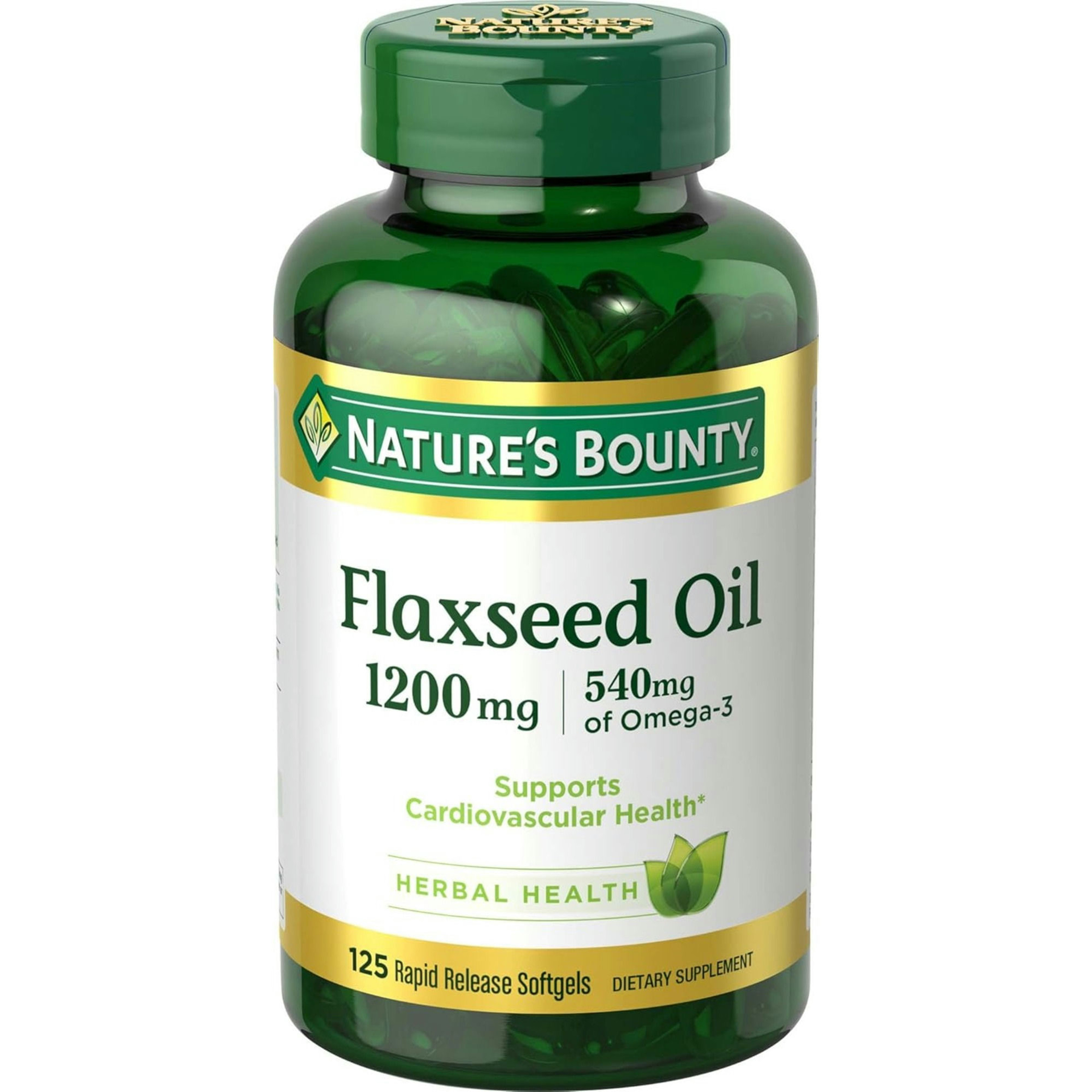 Nature's Bounty Flaxseed Oil Rapid Relief Softgels