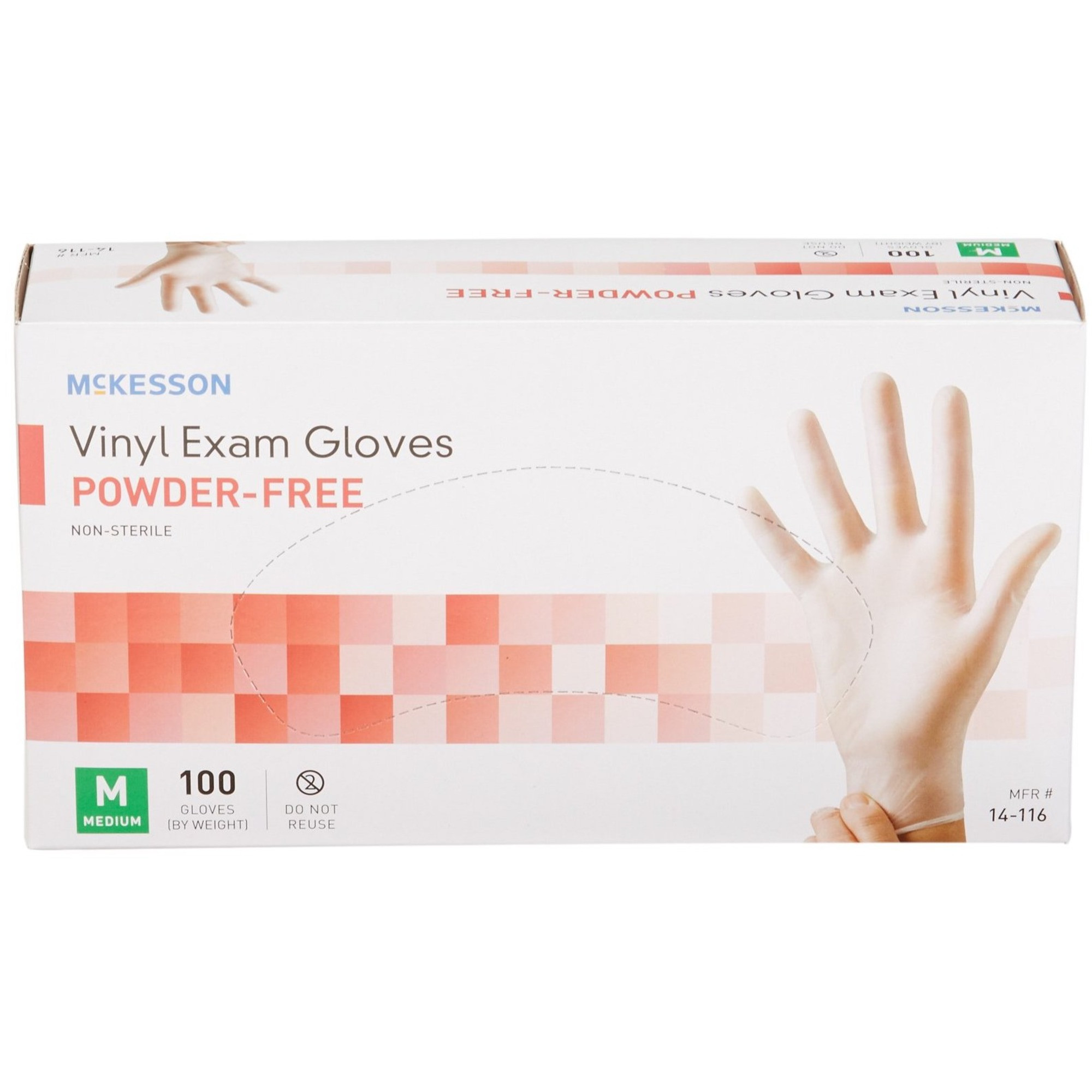 McKesson Vinyl Powder-Free Exam Gloves