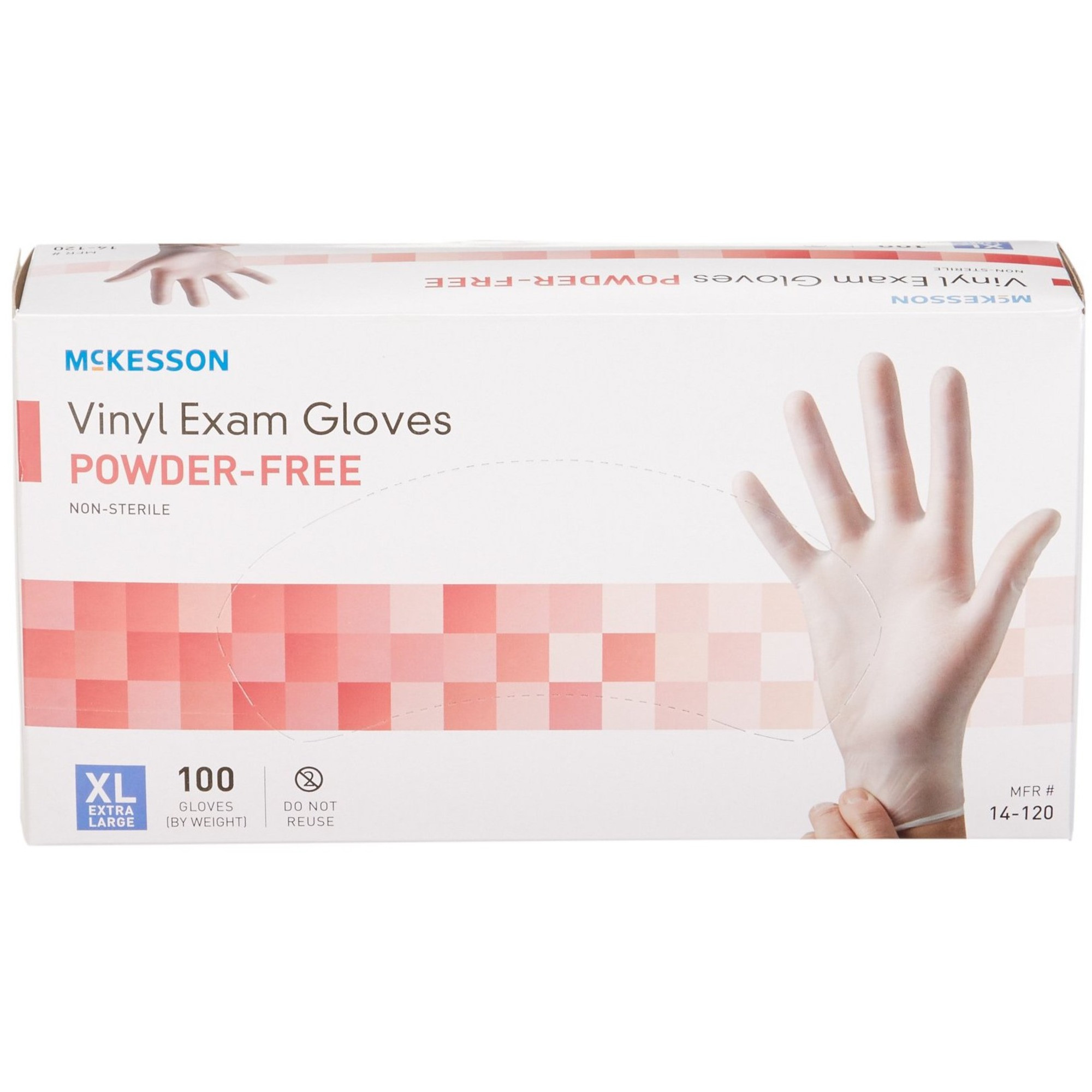 McKesson Vinyl Powder-Free Exam Gloves