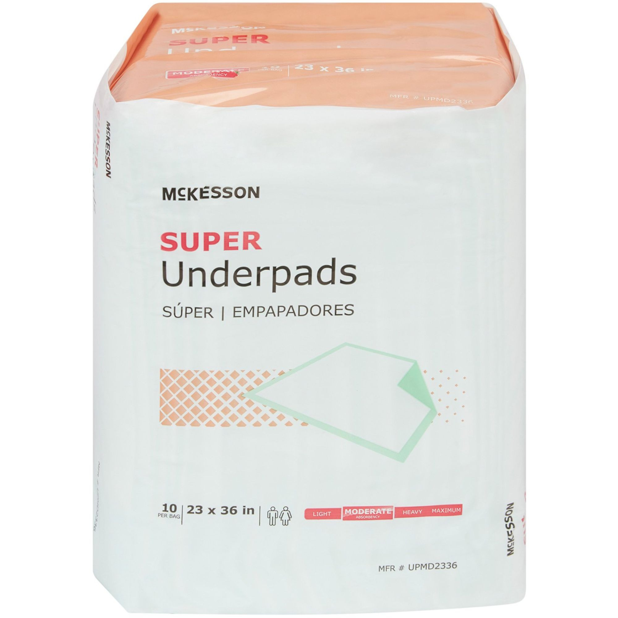 McKesson Super Underpads, Moderate Absorbency