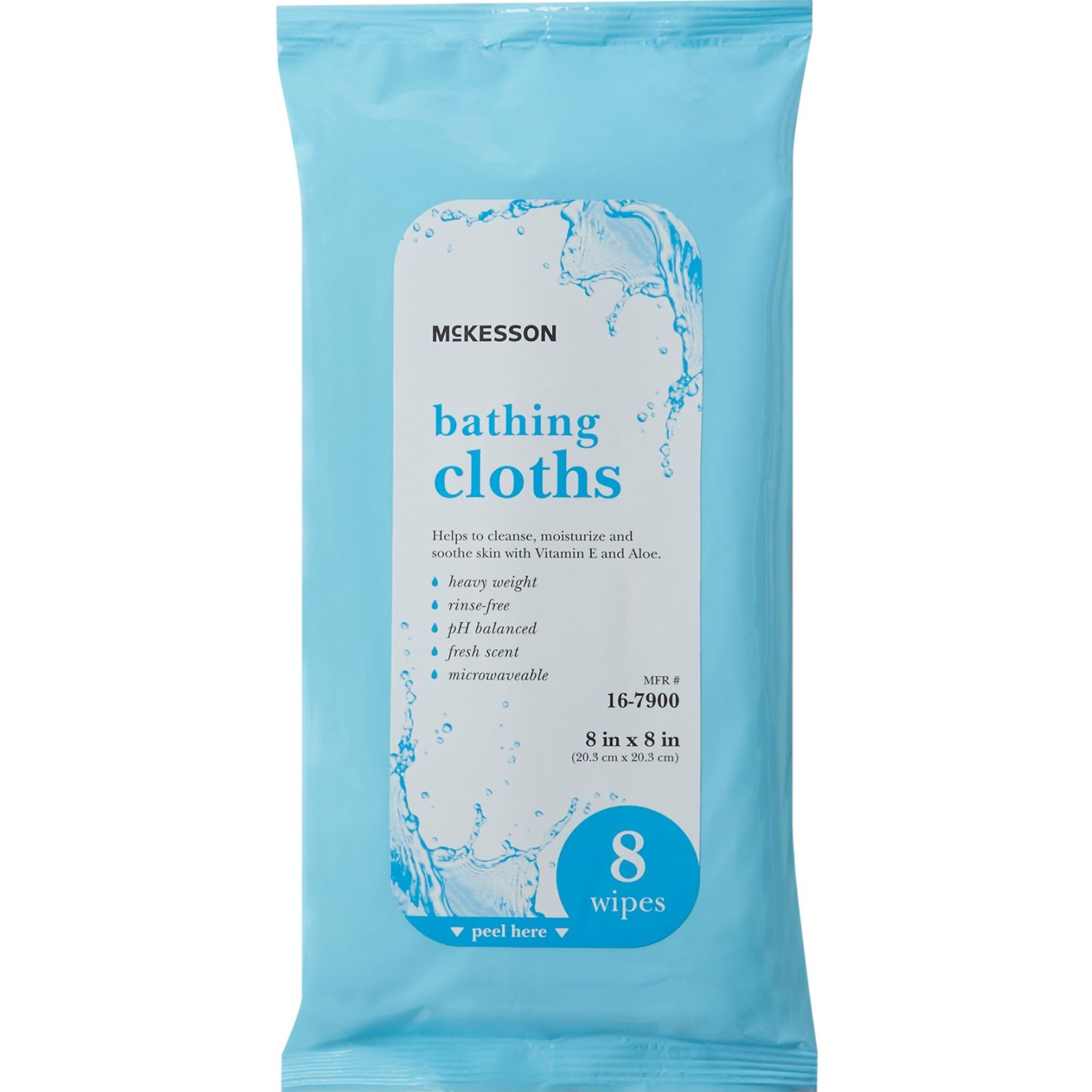 McKesson Rinse-Free Bathing Cloths