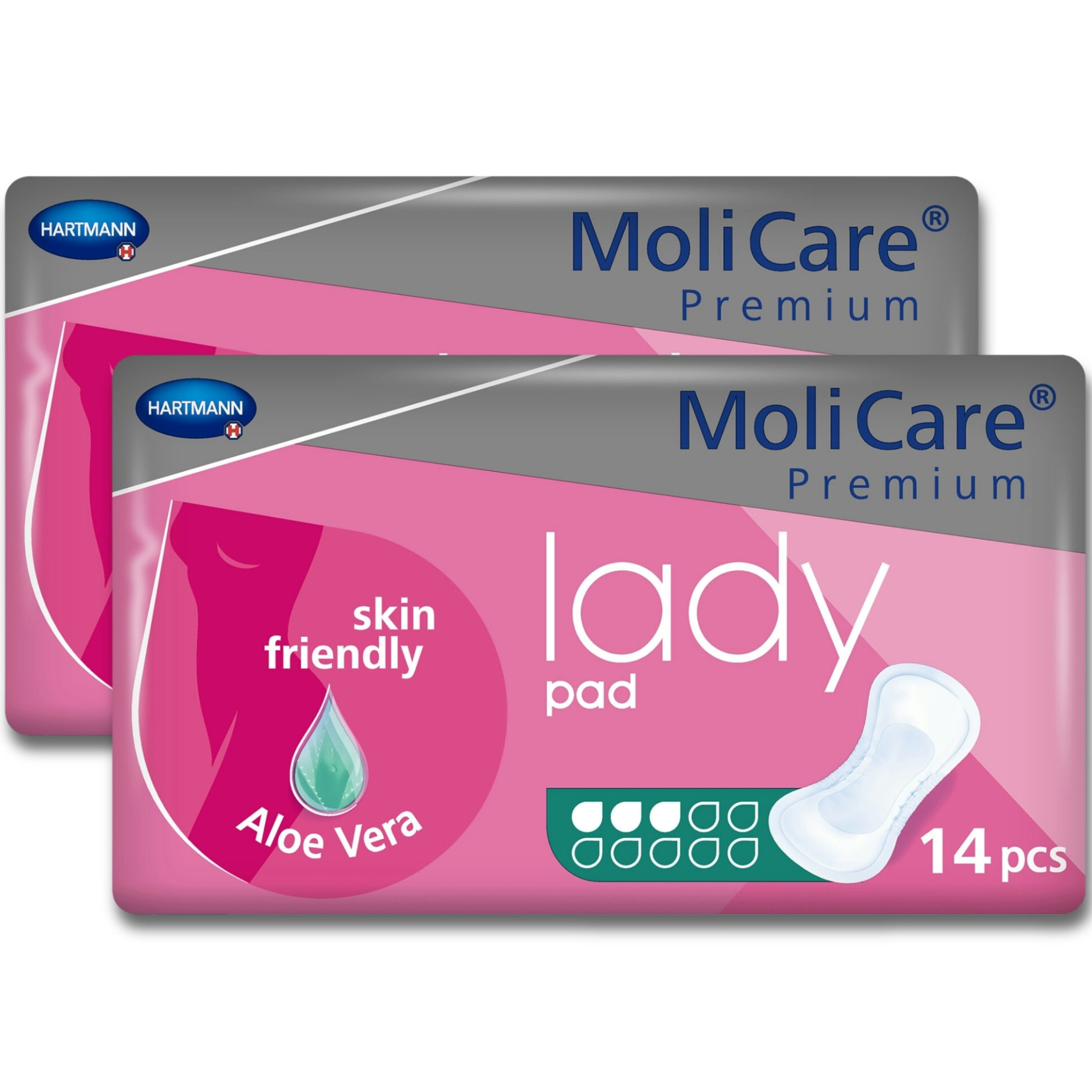 MoliCare Premium Adult Female Disposable Bladder Control Pad, Moderate