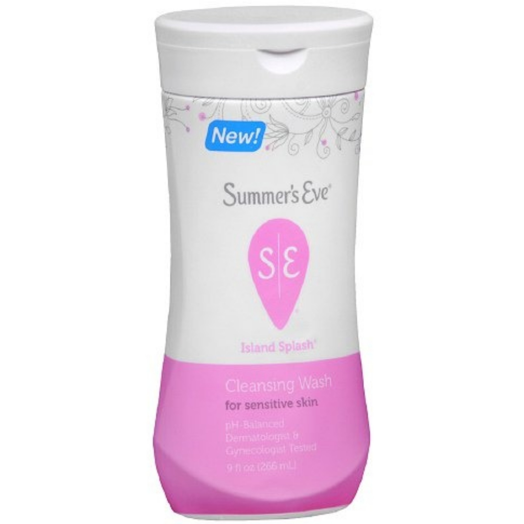 Summer's Eve Island Splash Cleansing Wash for Sensitive Skin, 9 oz.