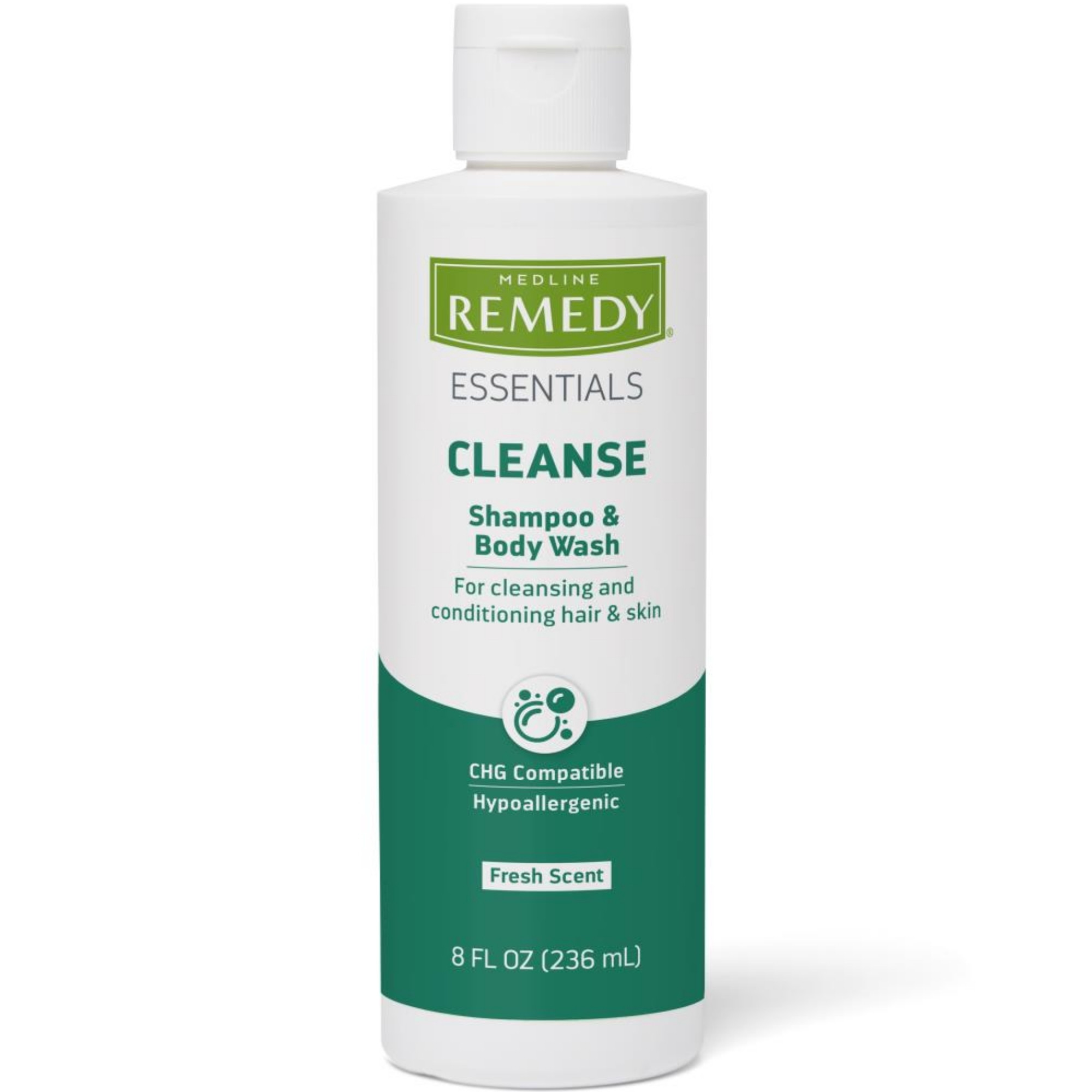 Medline Remedy Essentials Shampoo & Body Wash, Kiwi Mango Scented