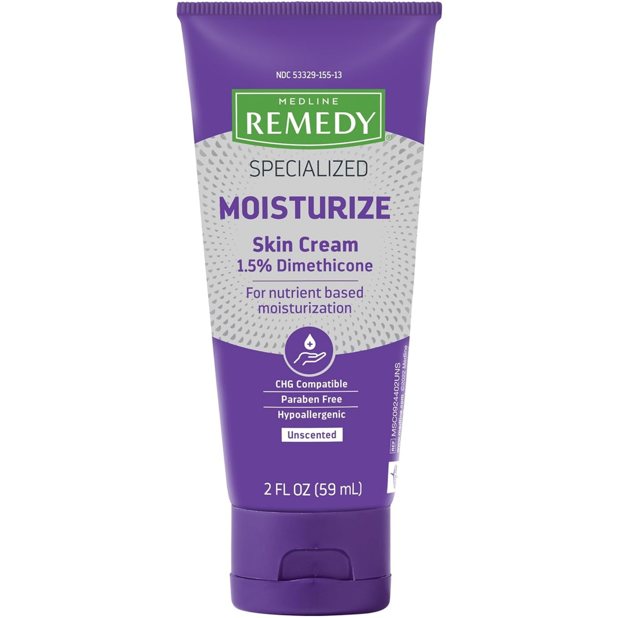 Medline Remedy Intensive Skin Therapy Skin Repair Cream, Unscented