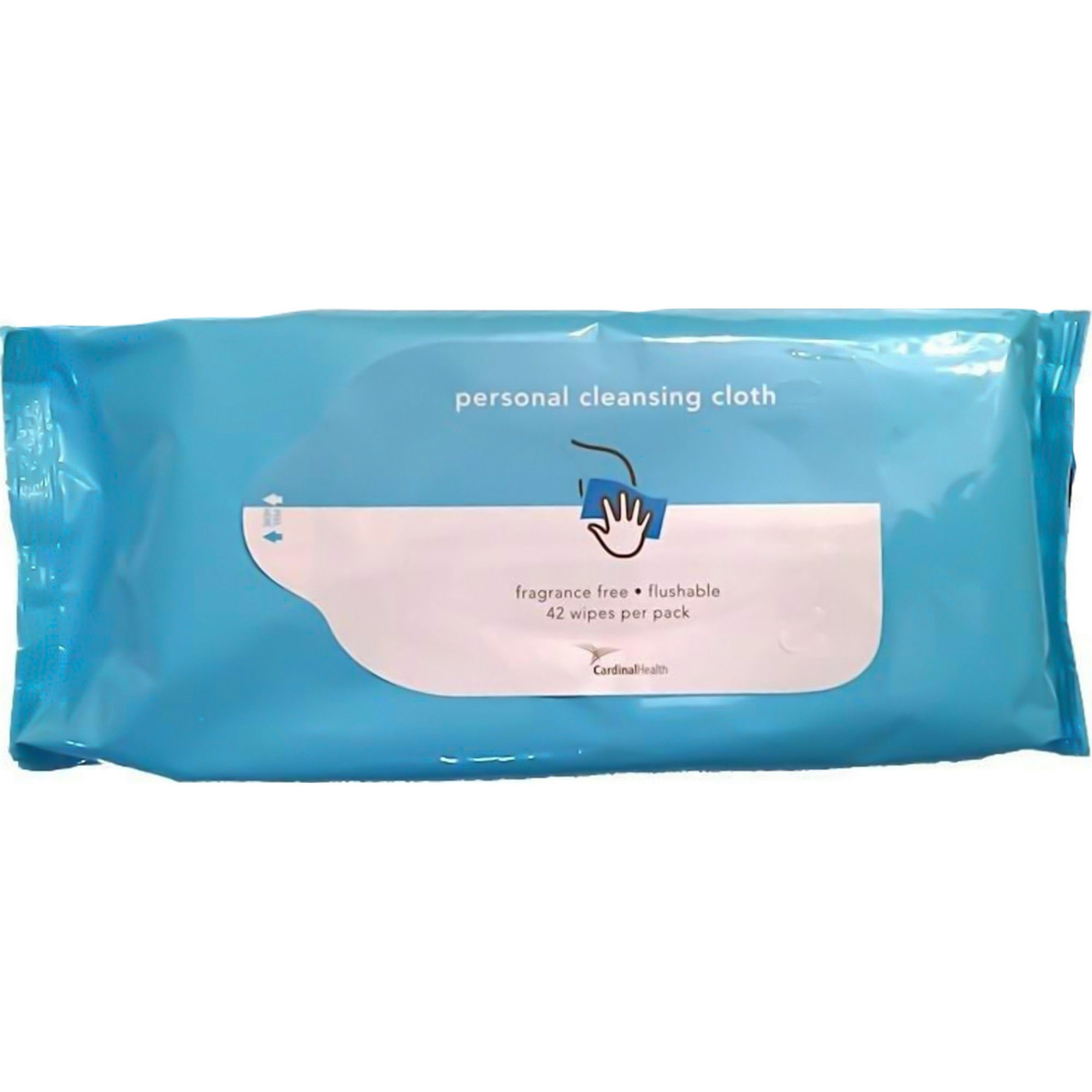 Cardinal Personal Cleansing Cloth, Non-flushable