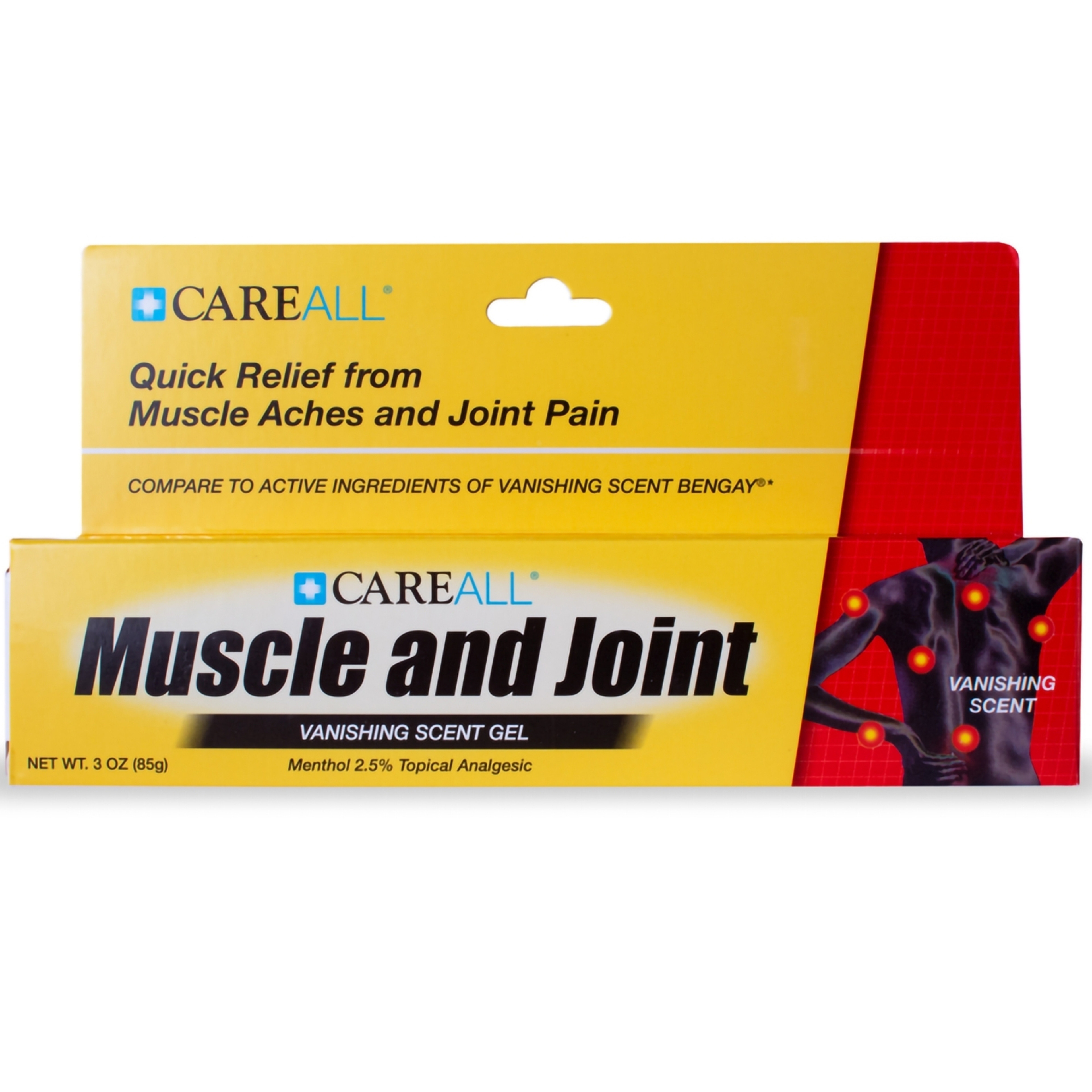 CareAll Muscle and Joint Vanishing Scent Gel