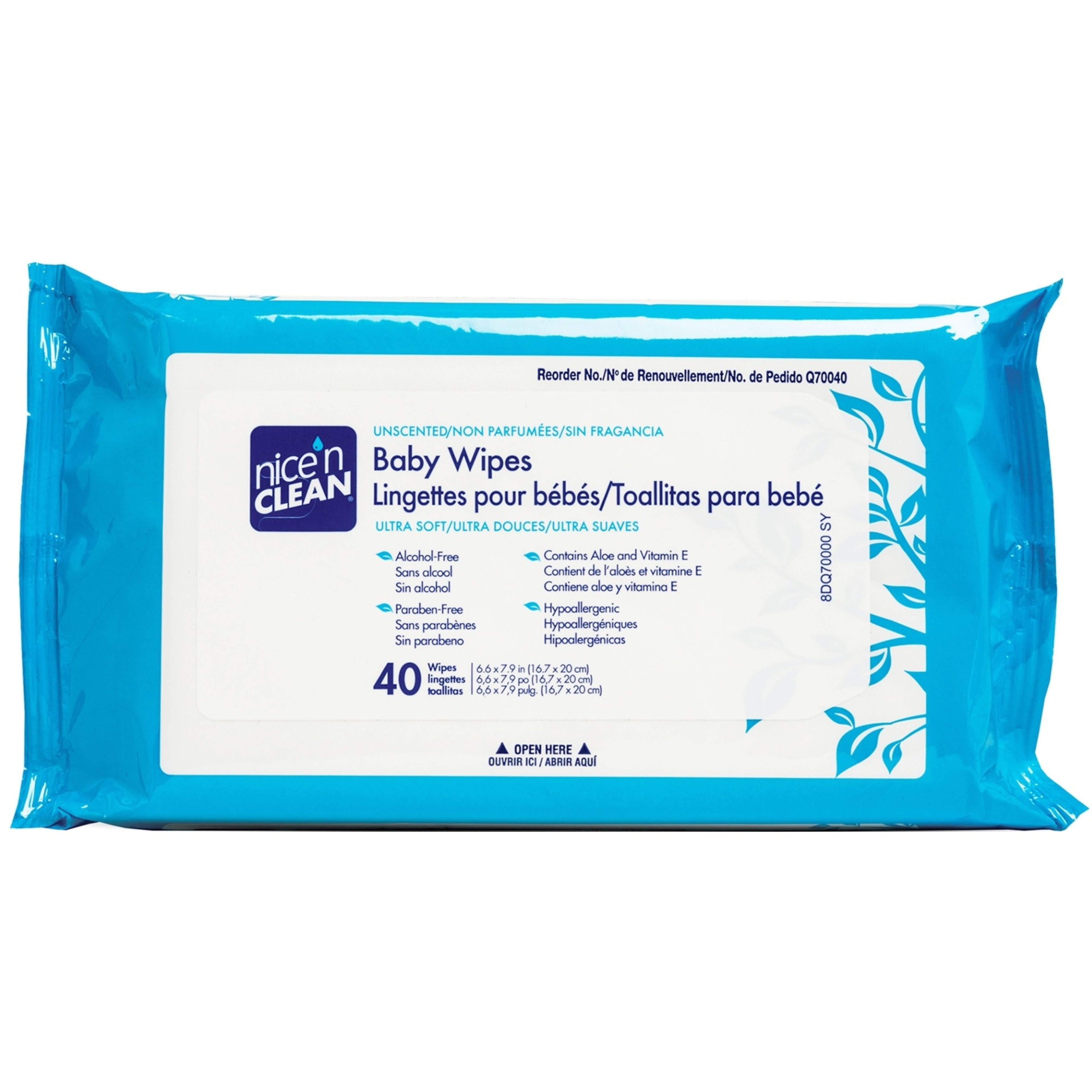 Nice’n Clean Baby Wipes, Unscented