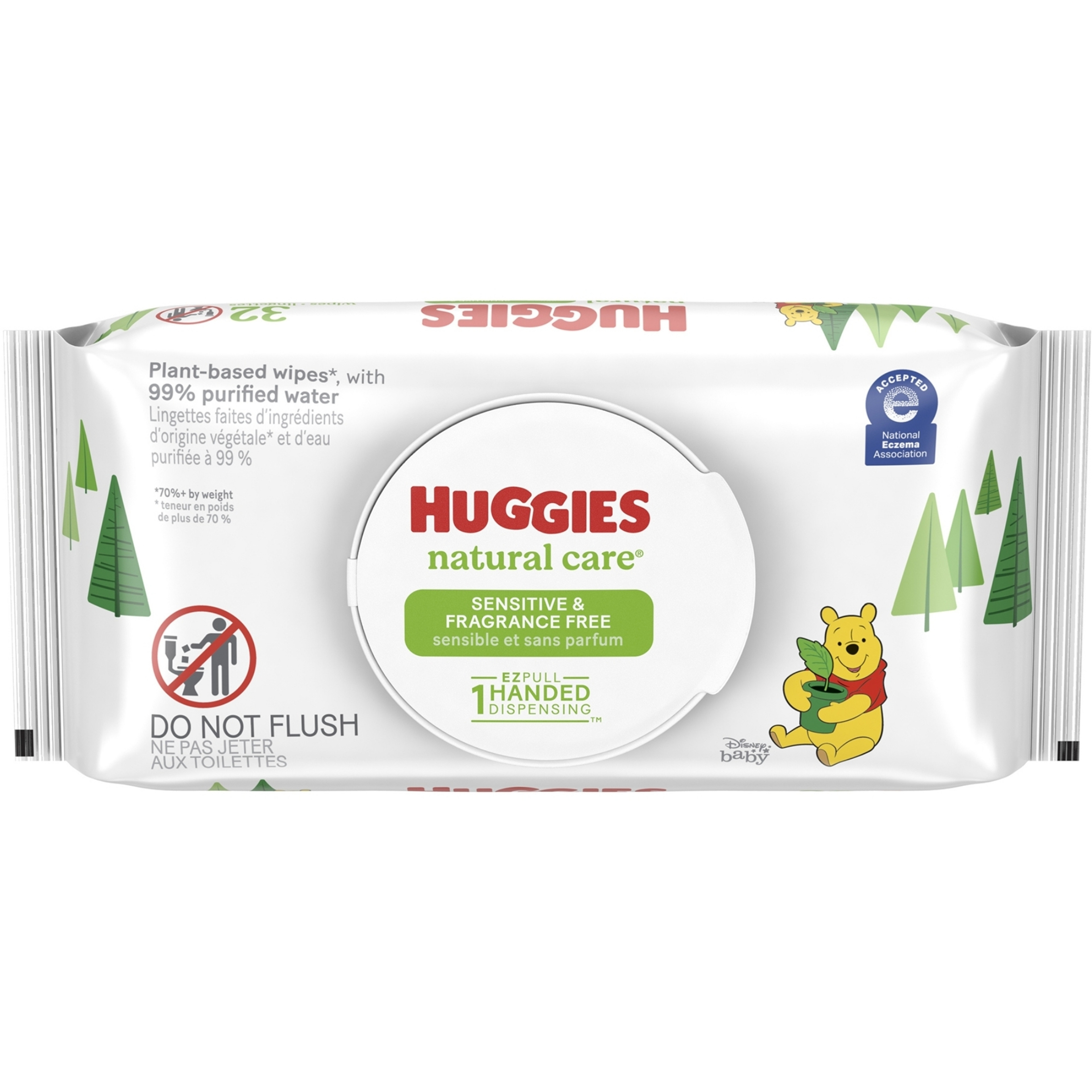 Huggies Natural Care Baby Wipes, Aloe/Vitamin E, Unscented