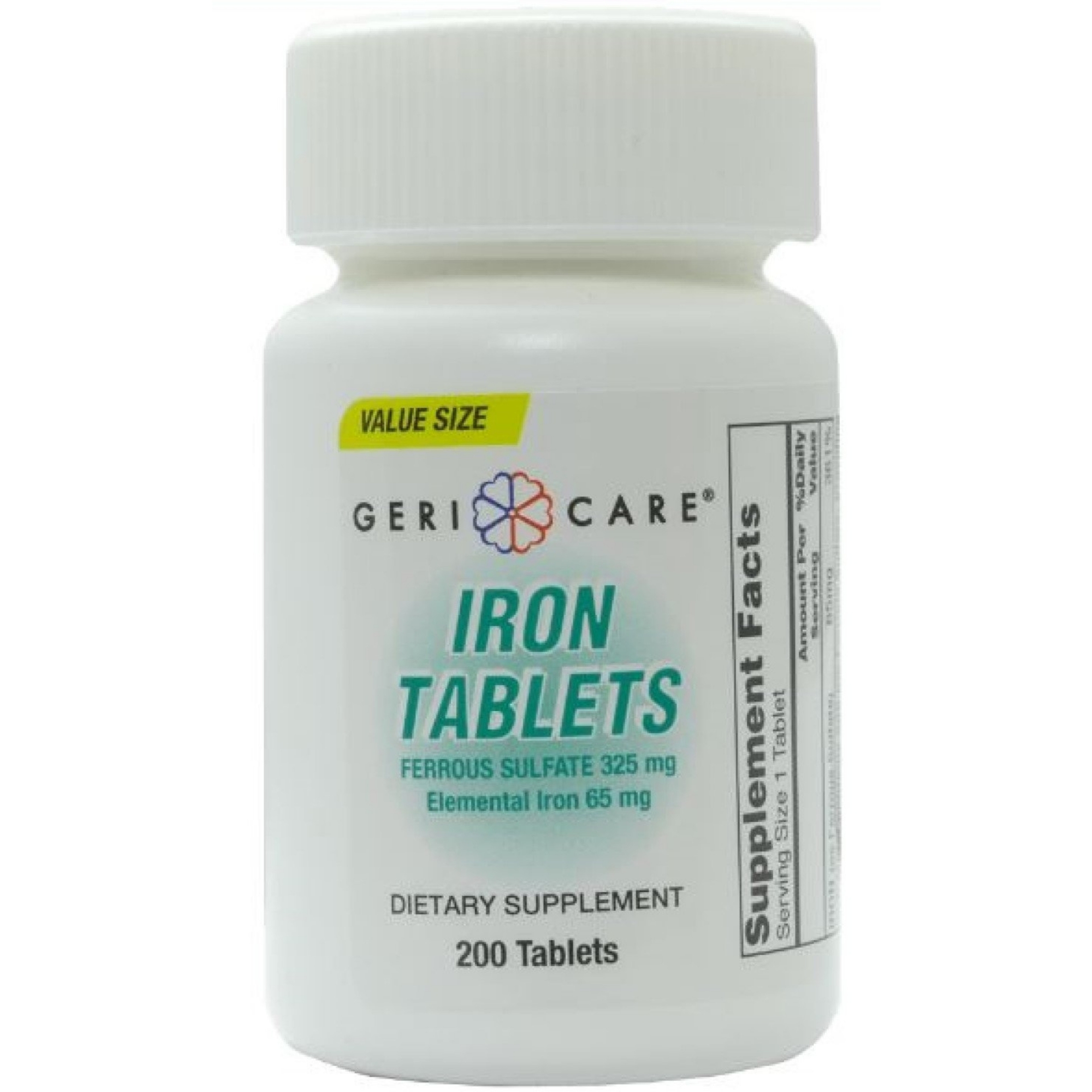 Geri-Care Iron Mineral Supplement, 200 Tablets