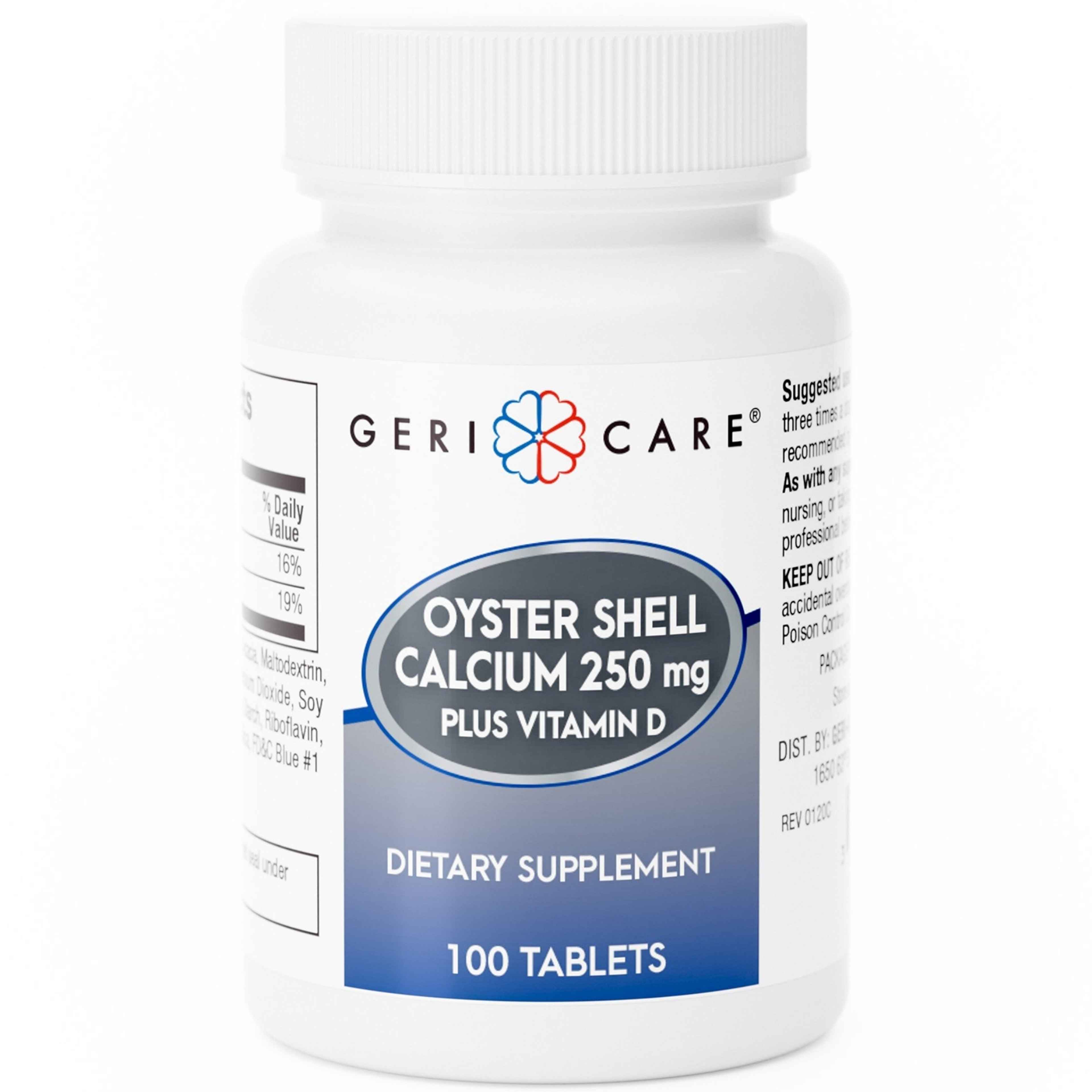 Geri-Care Oyster Shell Calcium, 250mg
