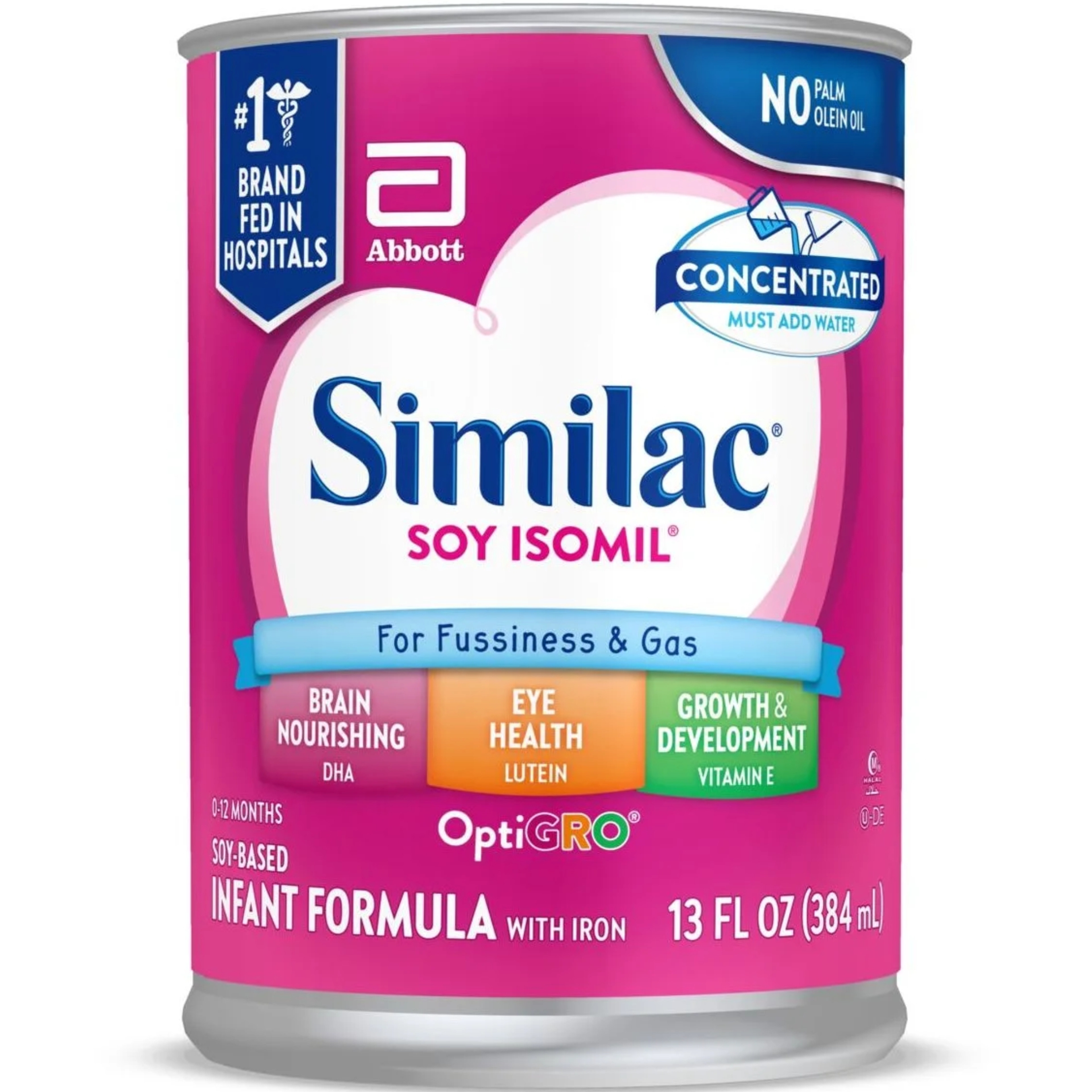 Similac Soy Isomil Infant Formula, Concentrated Liquid, 13 oz.