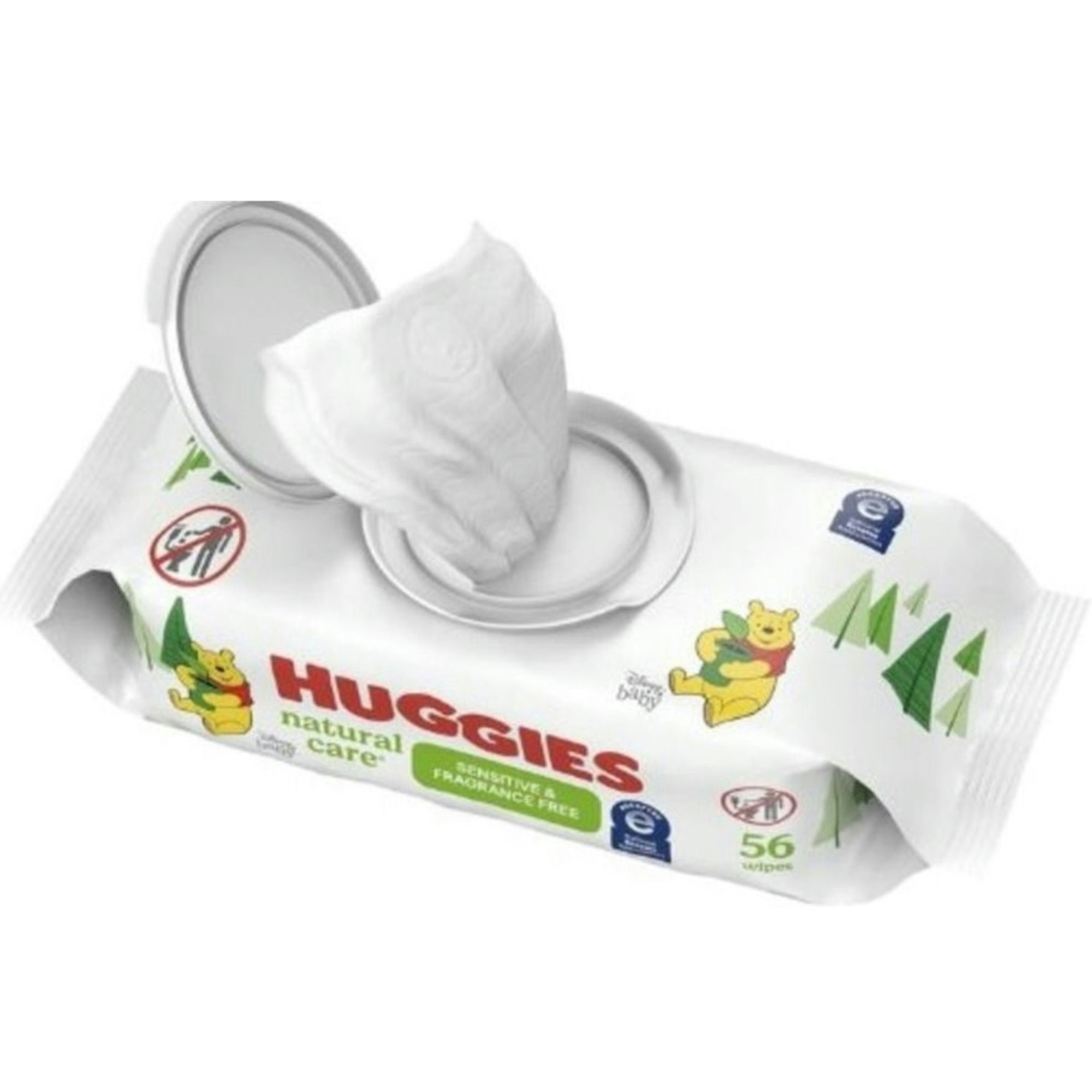 Huggies Natural Care Baby Wipe, Aloe/Vitamin E, Unscented