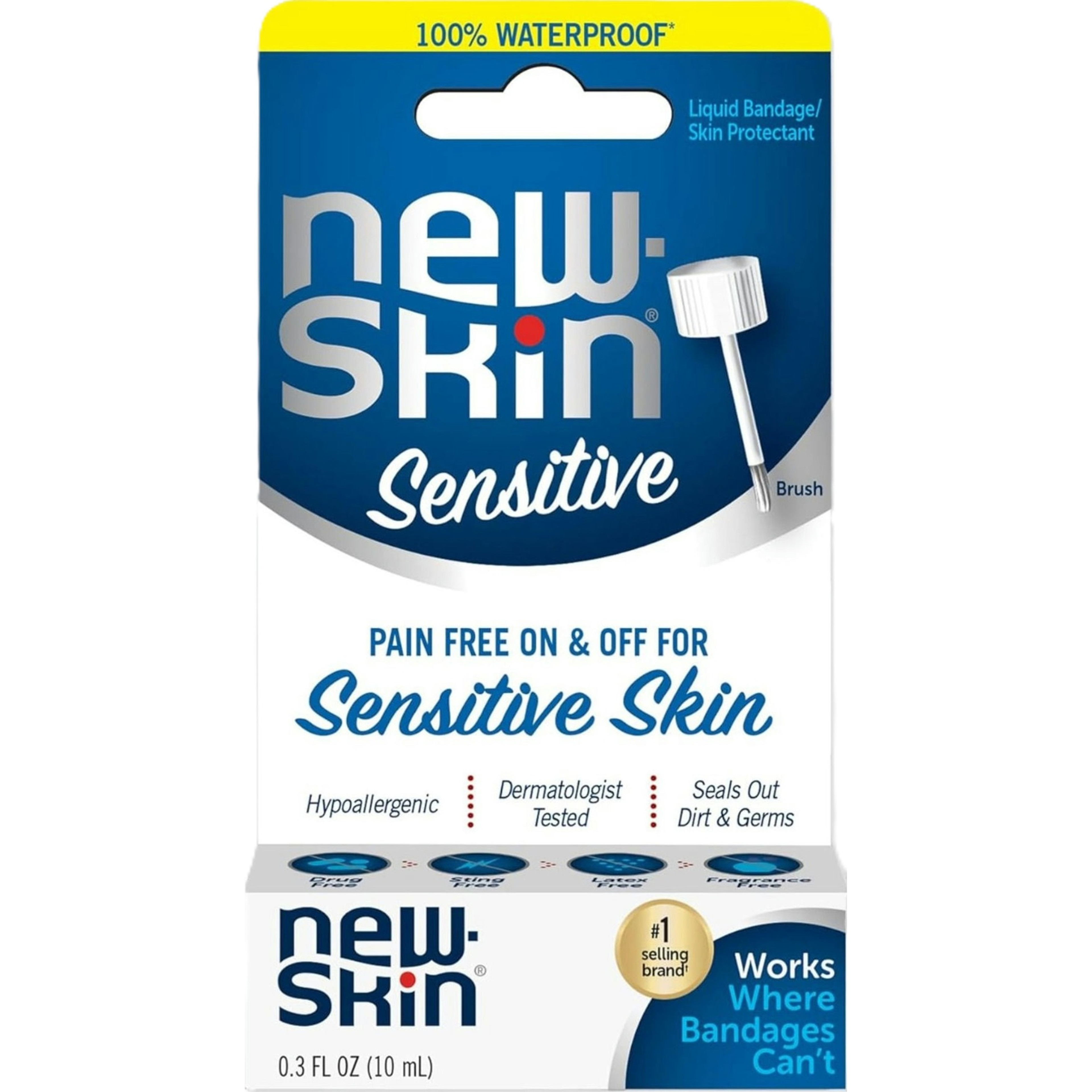 New-Skin Sensitive Skin Liquid Bandage, 0.3 oz.