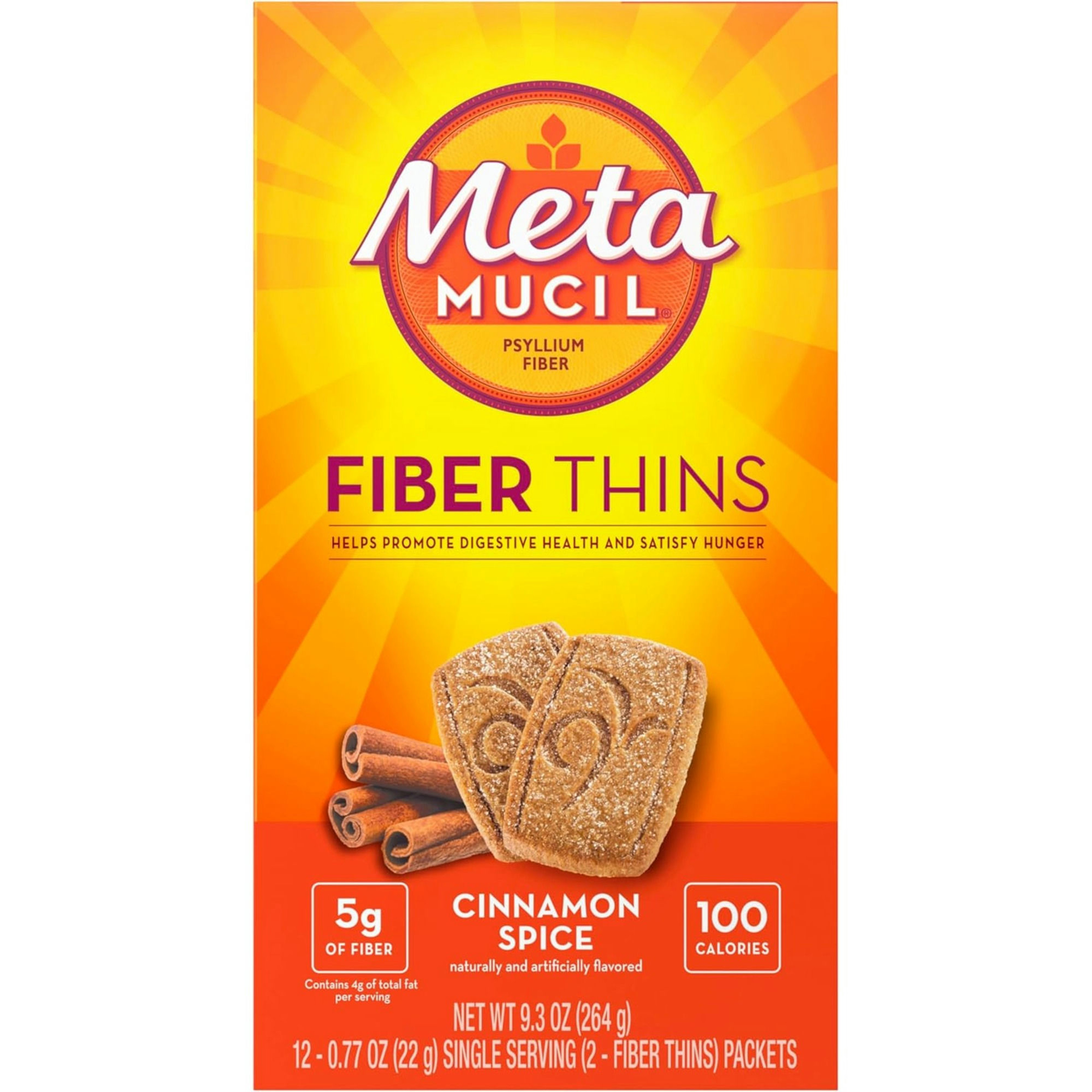 Metamucil Psyllium Husk Fiber Thins