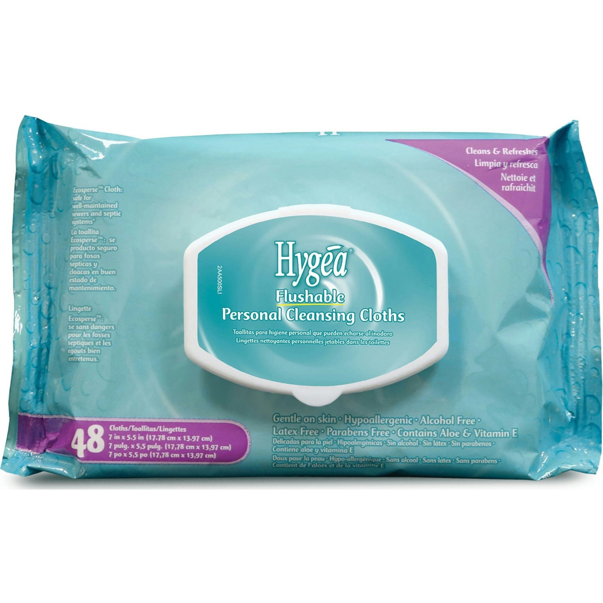 Hygea Flushable Personal Wipes