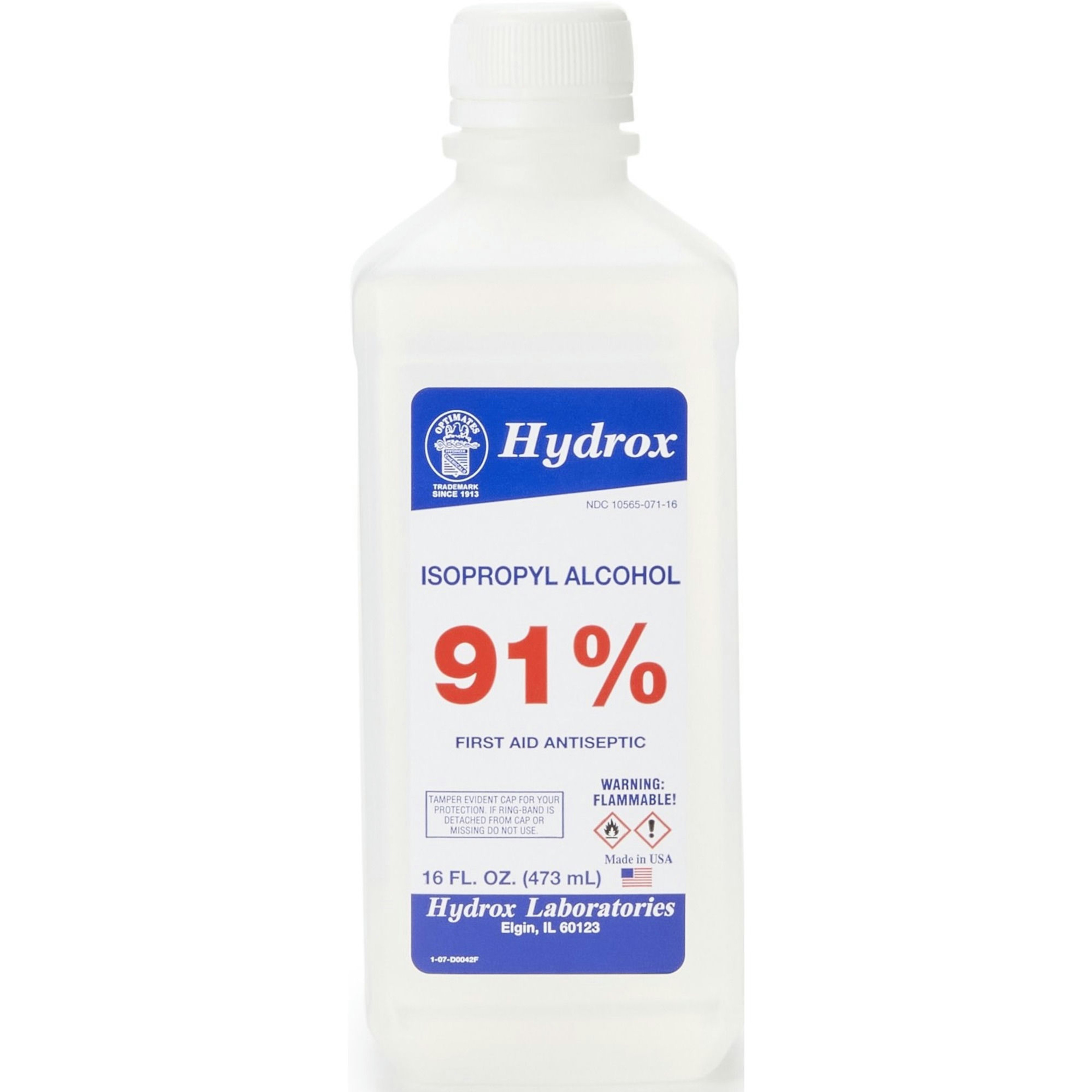 Hydrox Isopropyl Alcohol, 91%