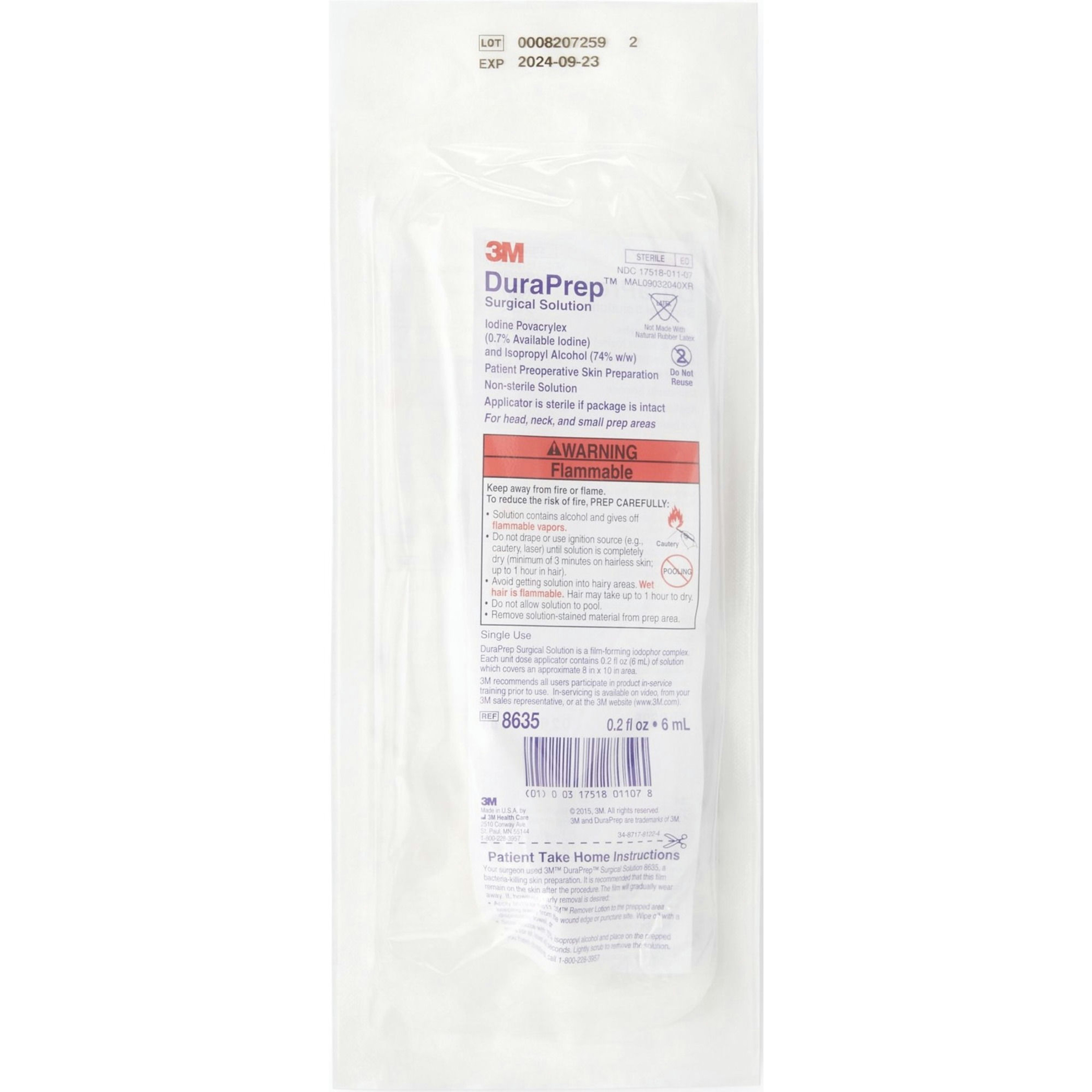 3M Duraprep Skin Prep Surgical Solution Applicator