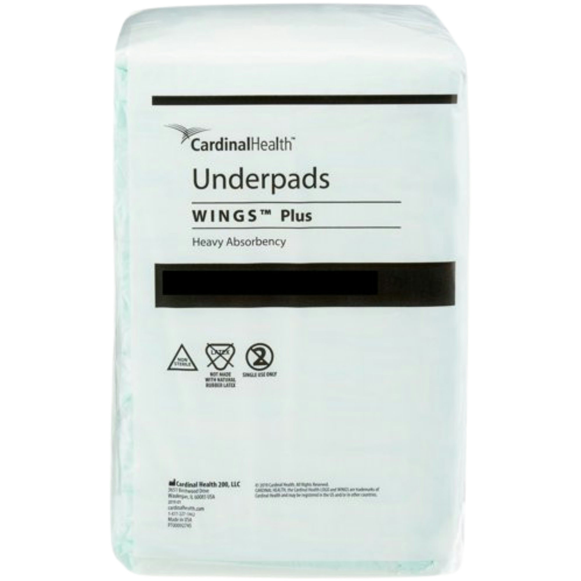 Wings Plus Underpads, Heavy Absorbency