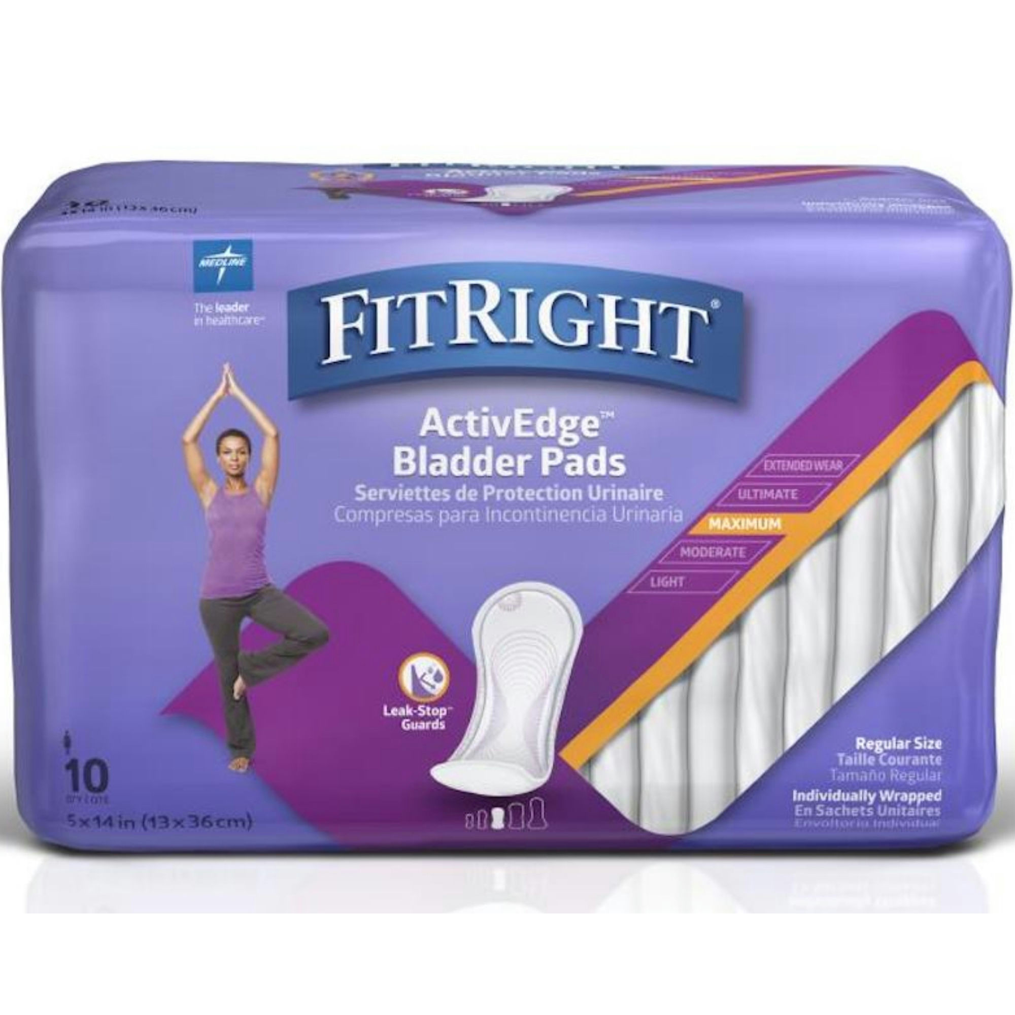 FitRight Bladder Control Pads, Maximum Absorbency