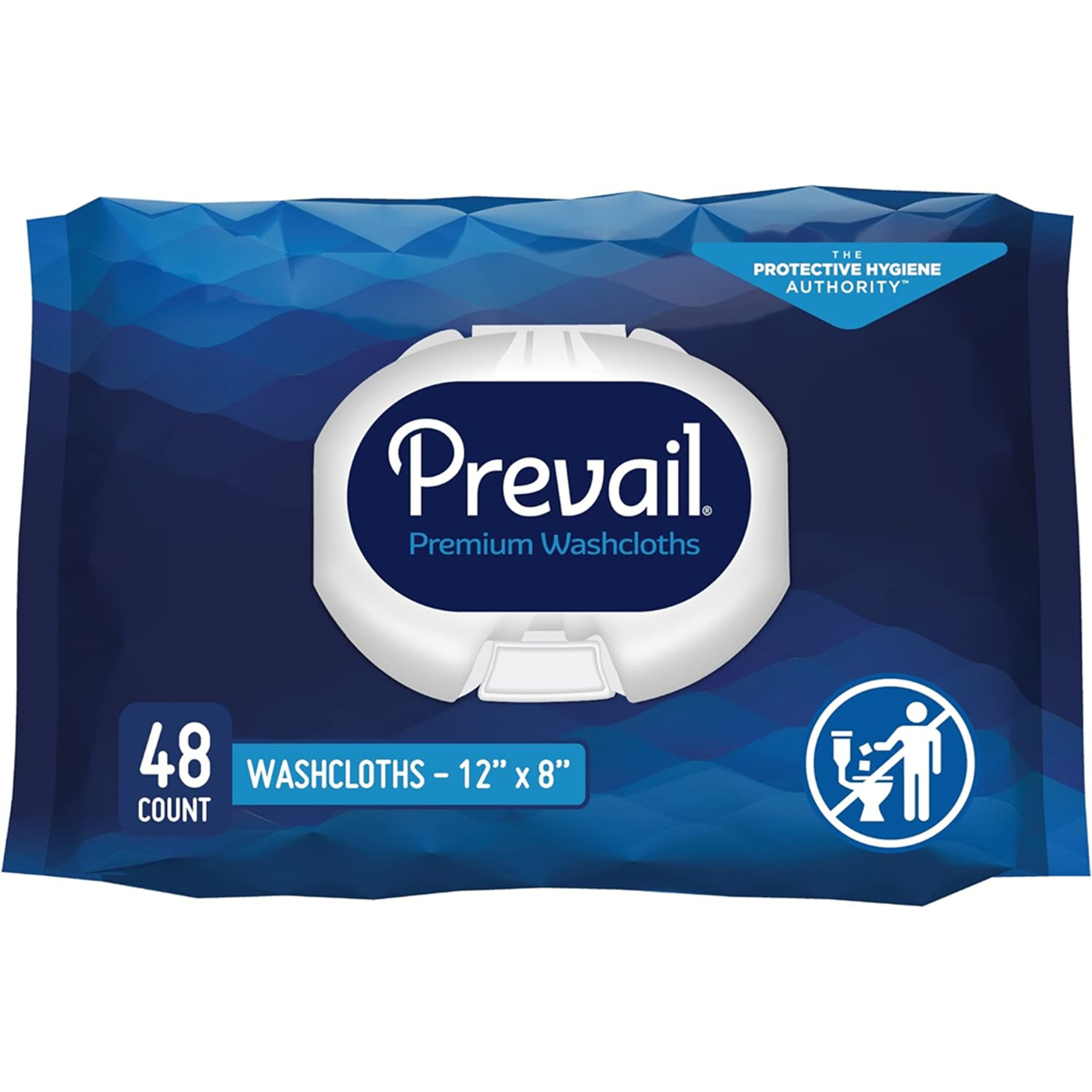Prevail Premium Incontinence Washcloths, Unscented