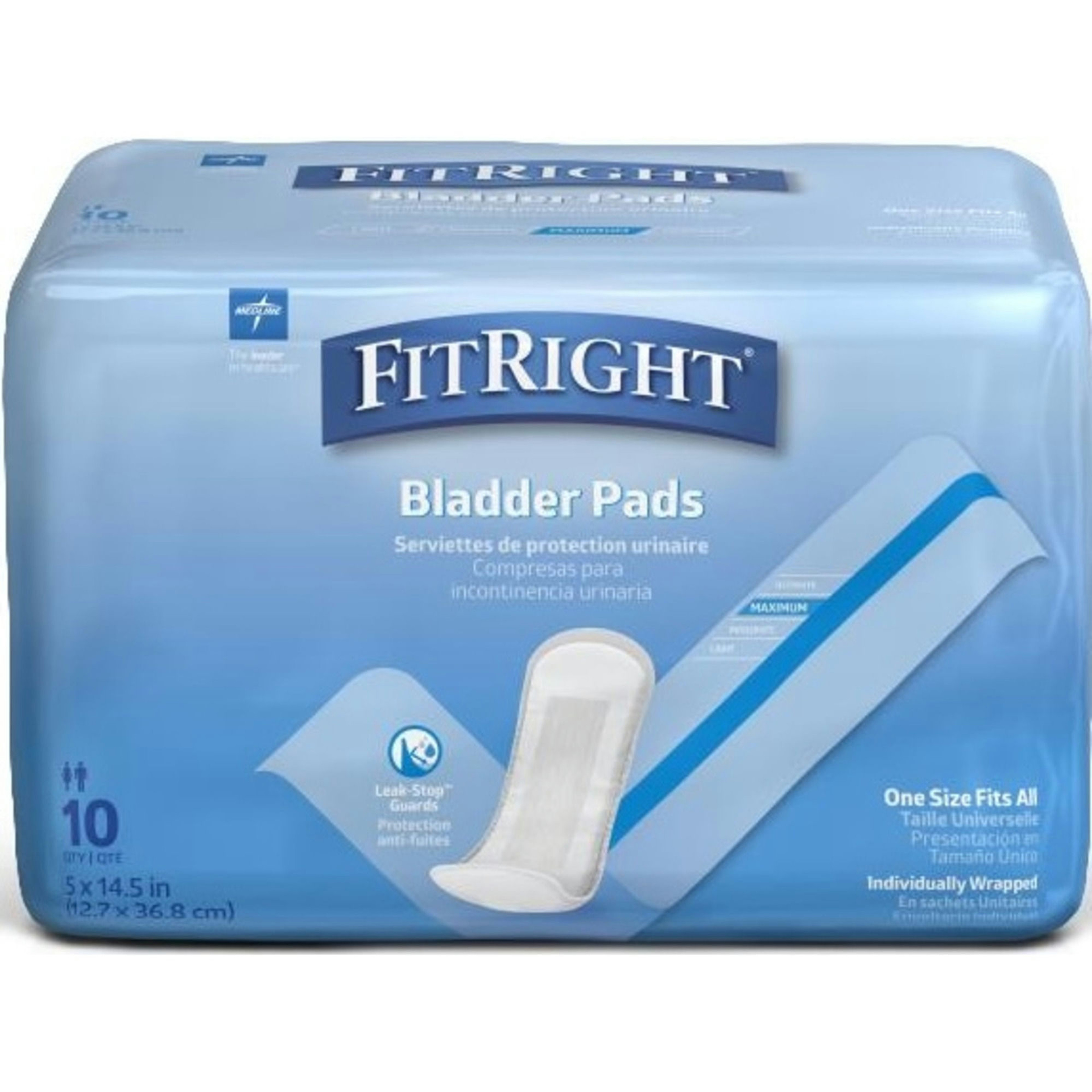 Medline Bladder Control Pads, Maximum Absorbency