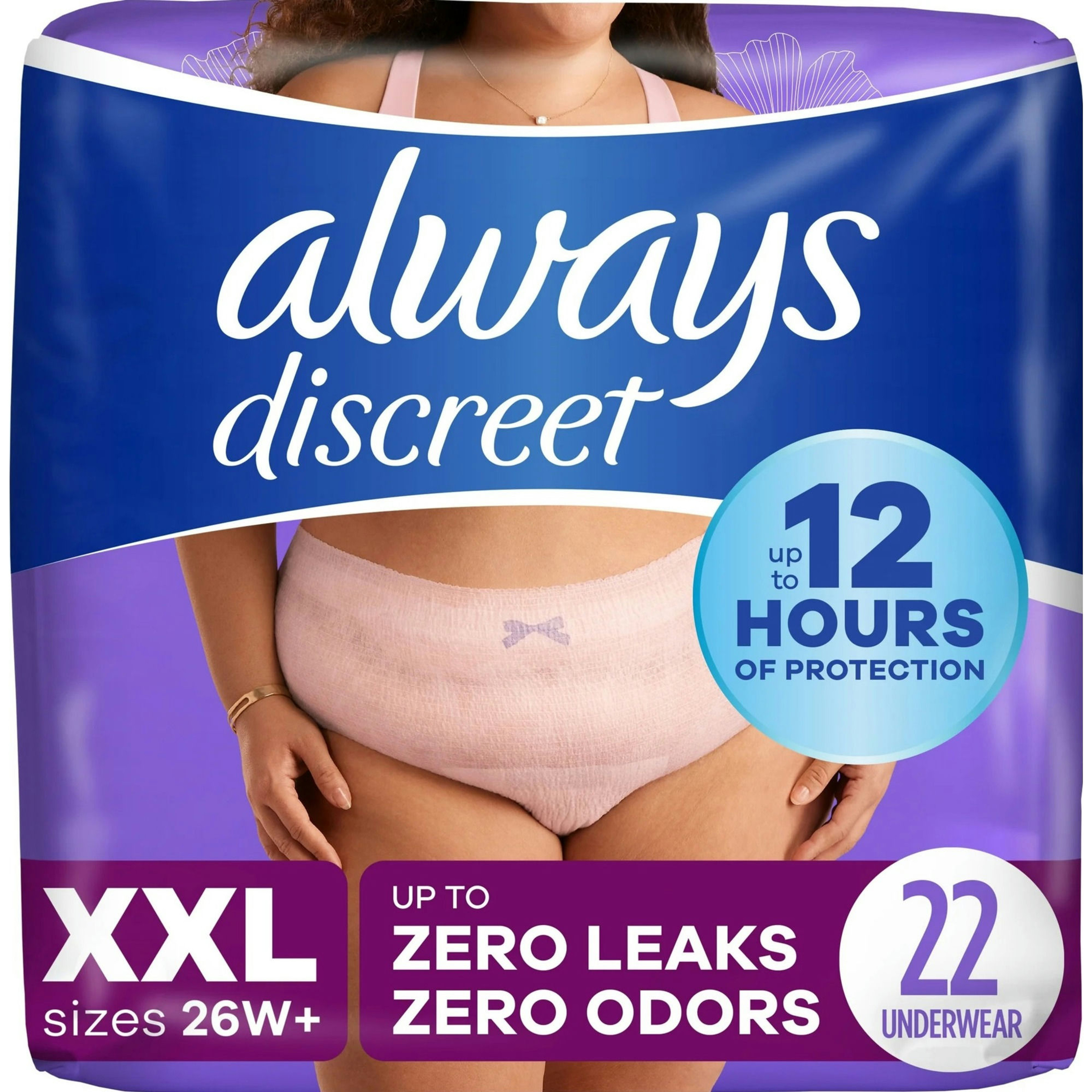 Always Discreet Pull-Up Underwear for Women, Maximum