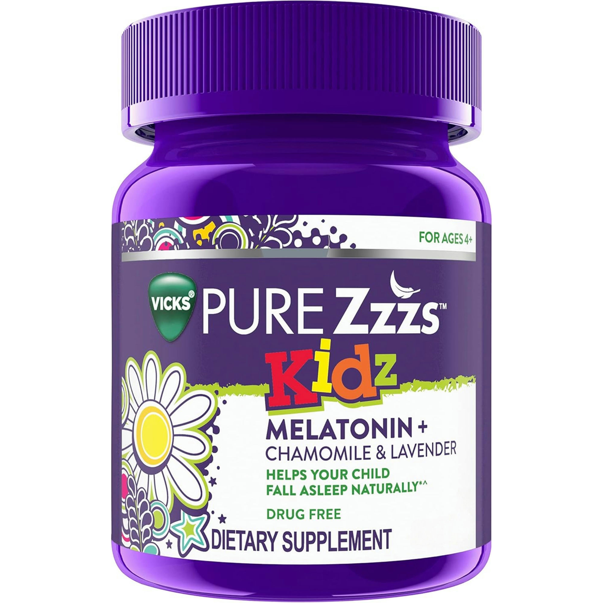 Vicks PURE Zzzs Kidz Melatonin Gummies