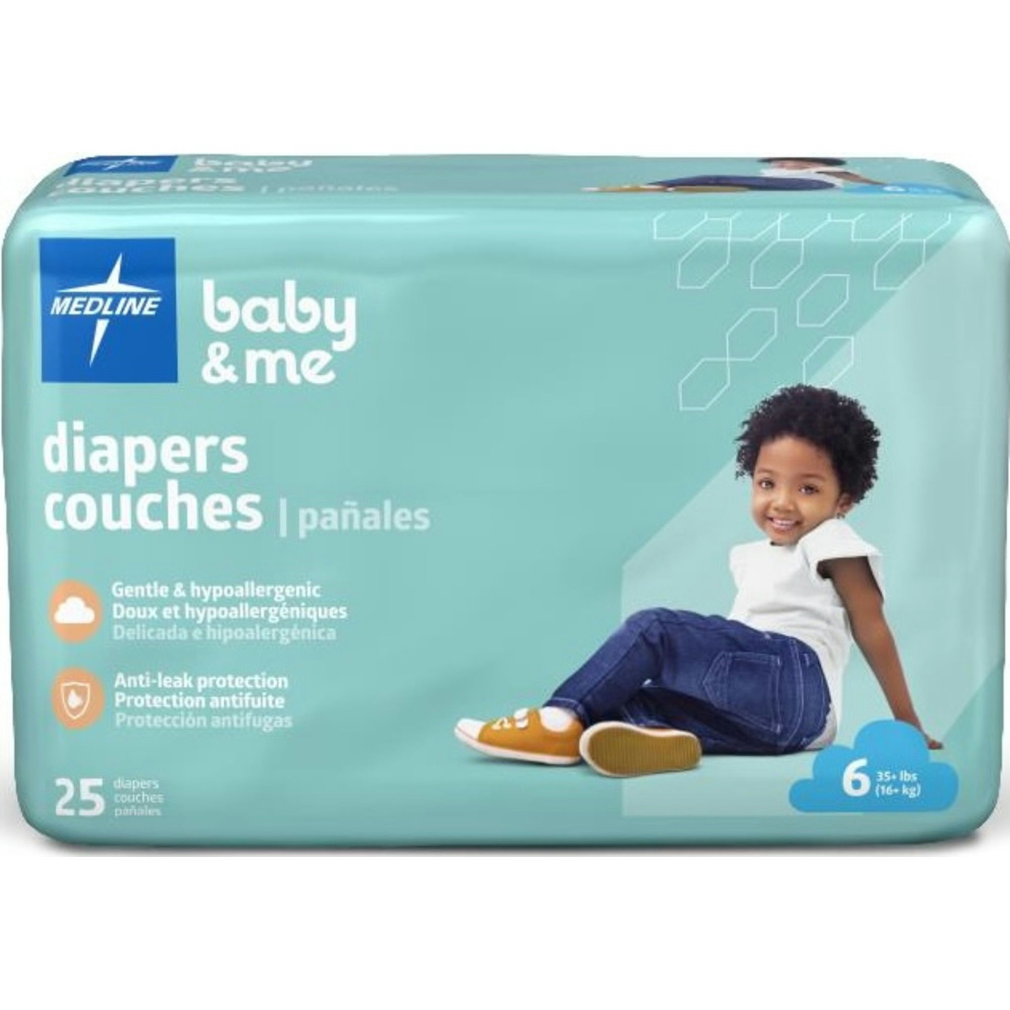 Medline Baby & Me Disposable Diapers