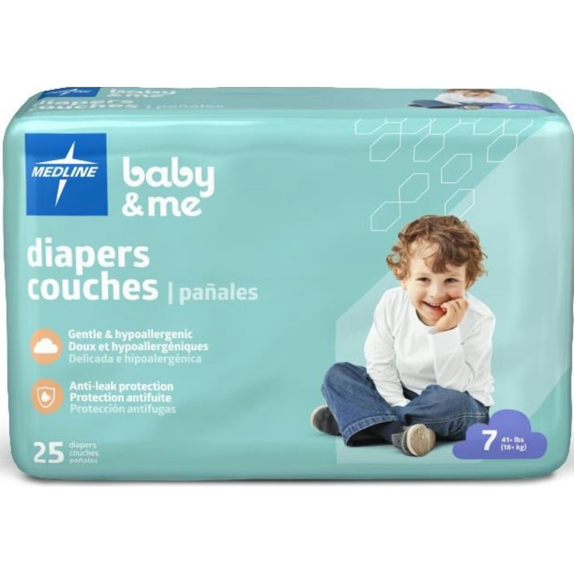 Medline Baby & Me Disposable Diapers