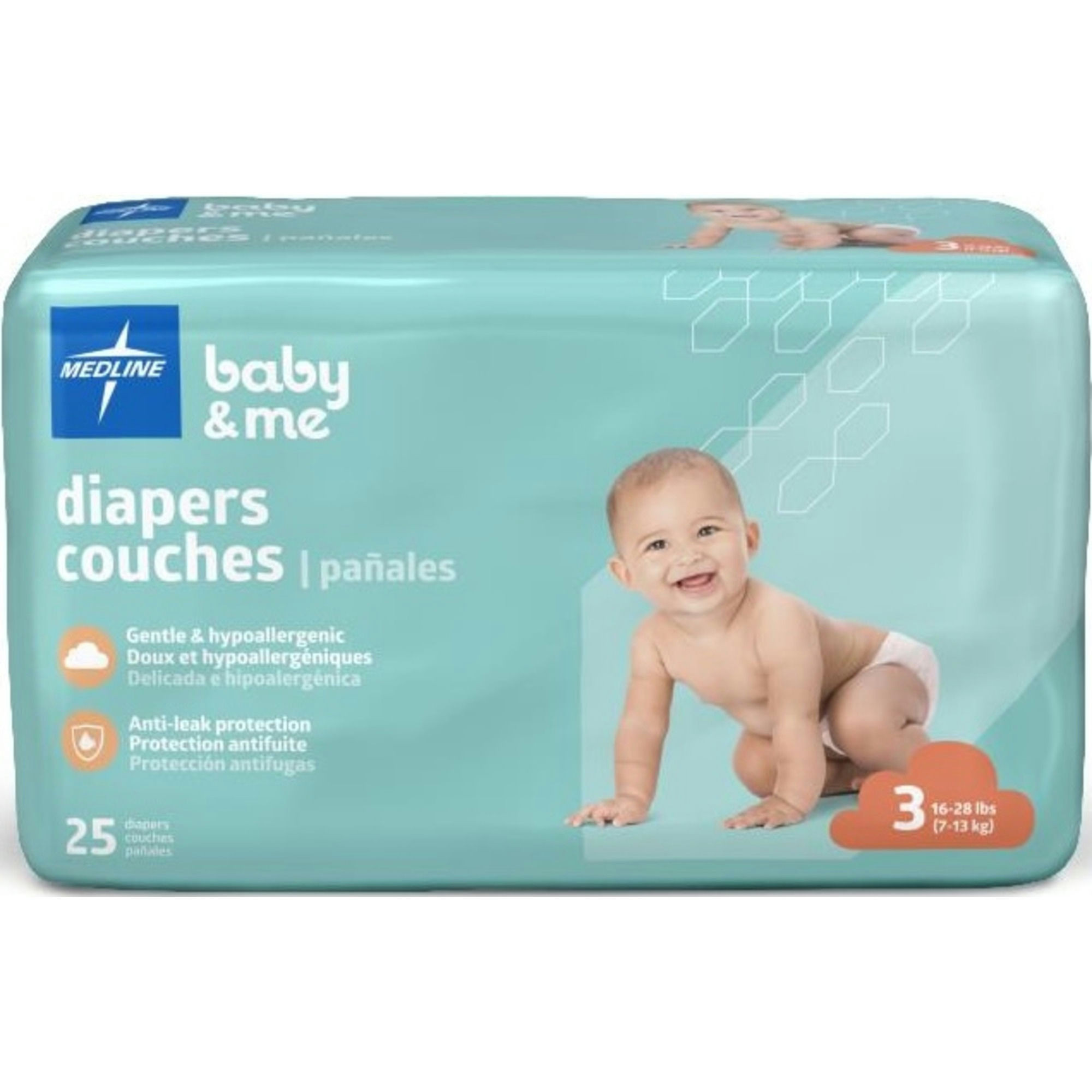 Medline Baby & Me Disposable Diapers