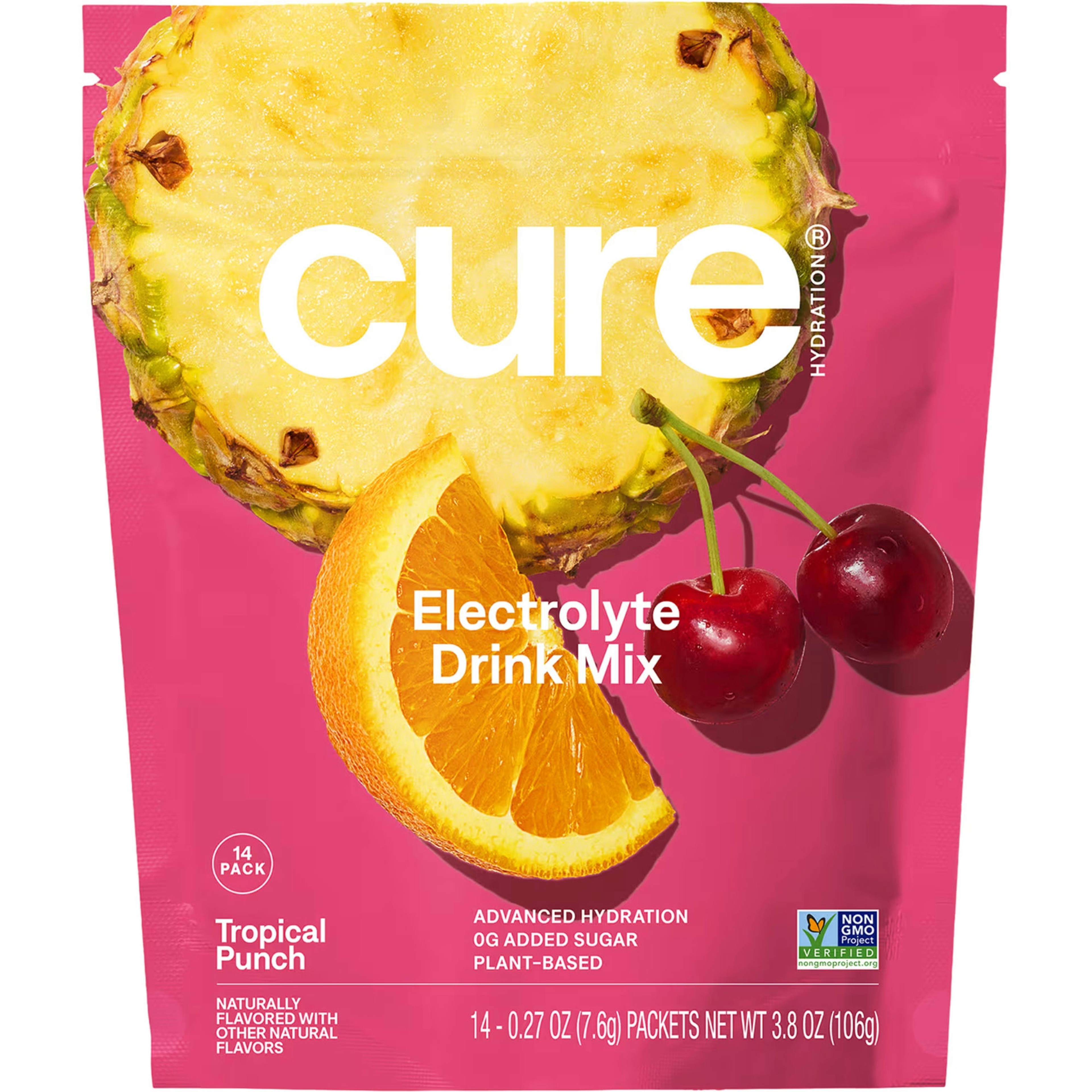 Cure Hydration Electrolyte Drink Mix, Tropical Punch