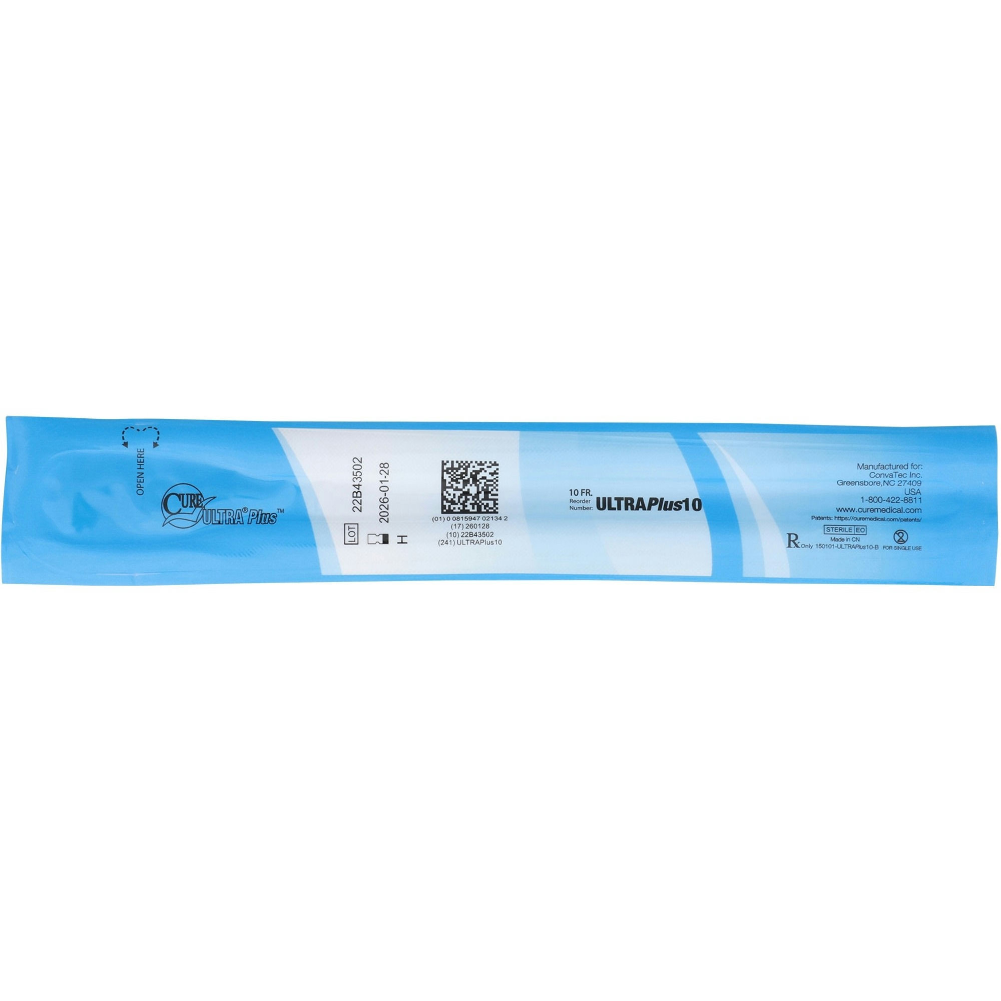 Cure UltraPlus Straight Tip Female Catheter