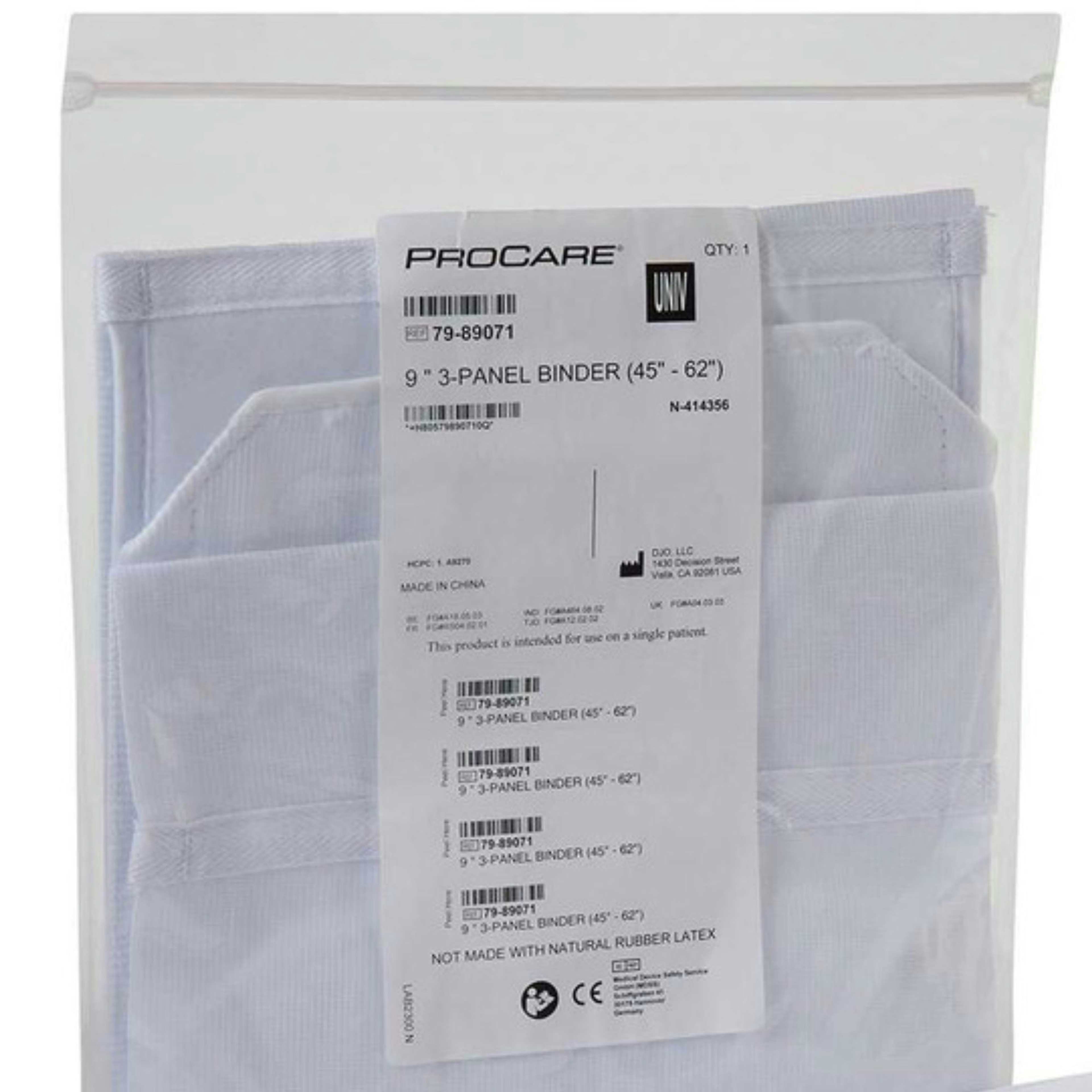 ProCare Premium Panel Elastic Abdominal Support Binder