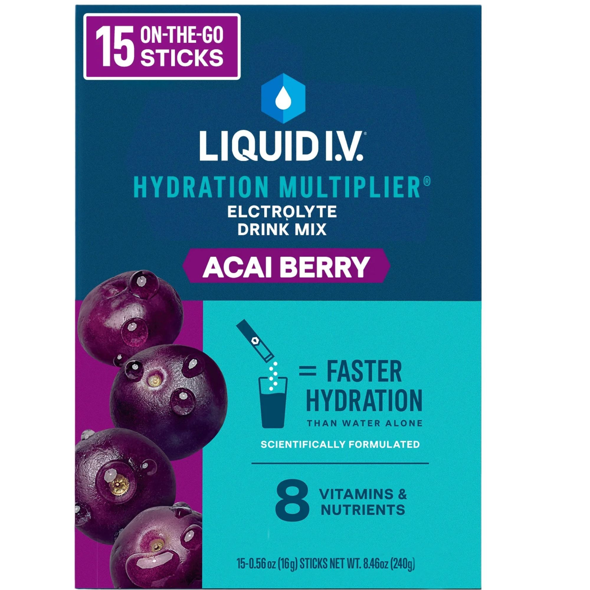 Liquid I.V. Hydration Multiplier Electrolyte Drink Mix