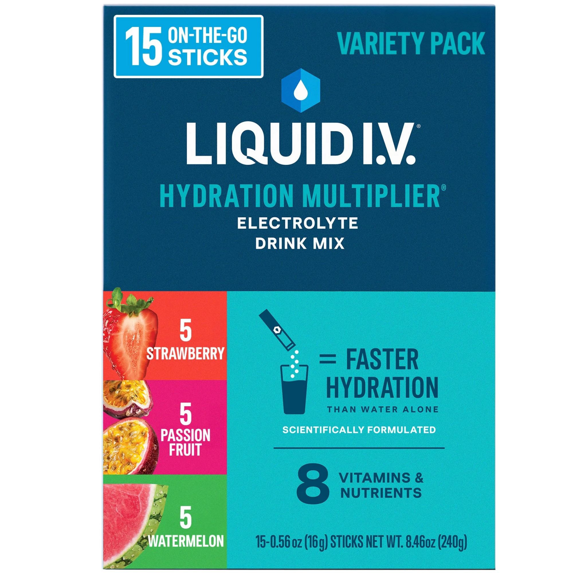 Liquid I.V. Hydration Multiplier Electrolyte Drink Mix