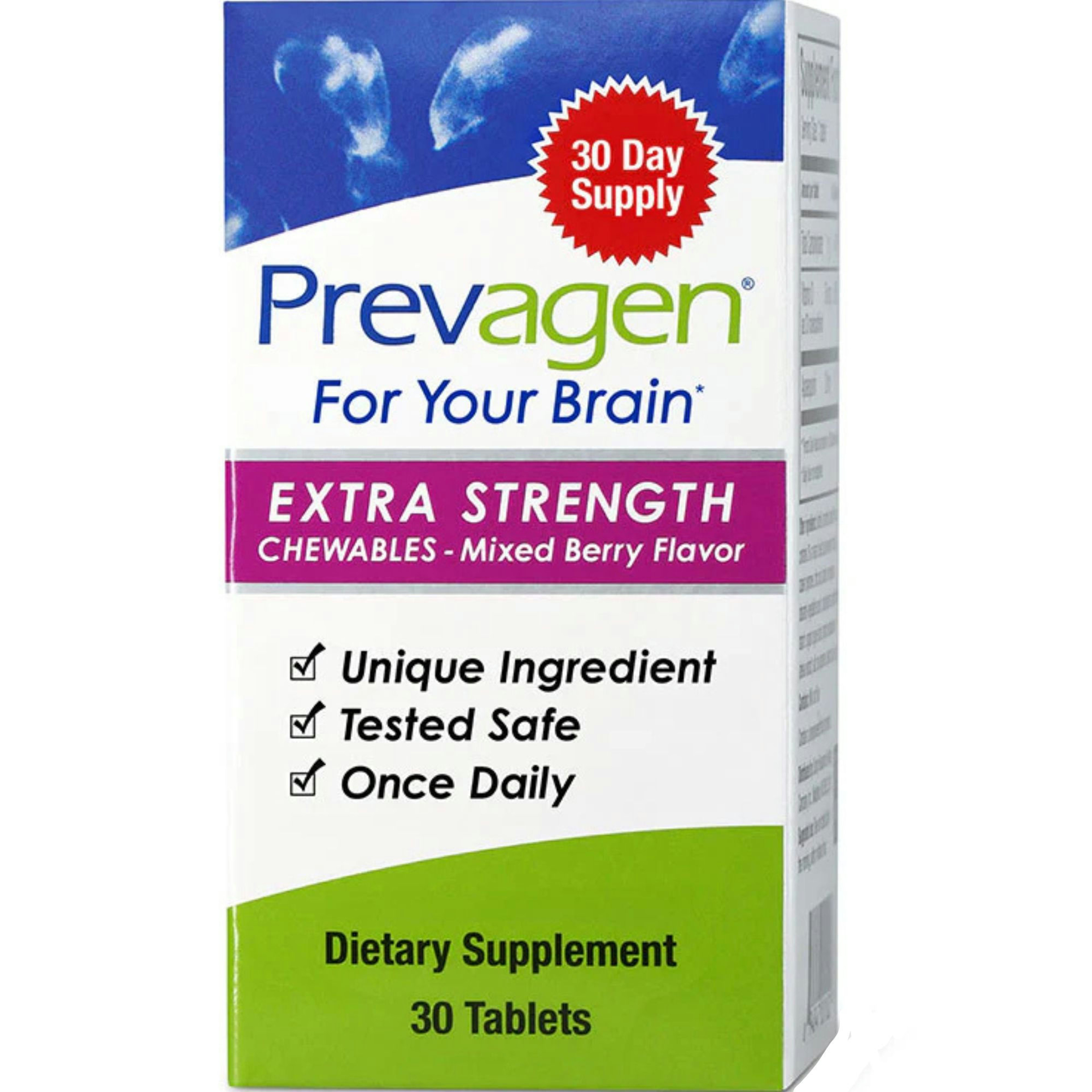 Prevagen Brain Health Chewables Supplement, Extra Strength