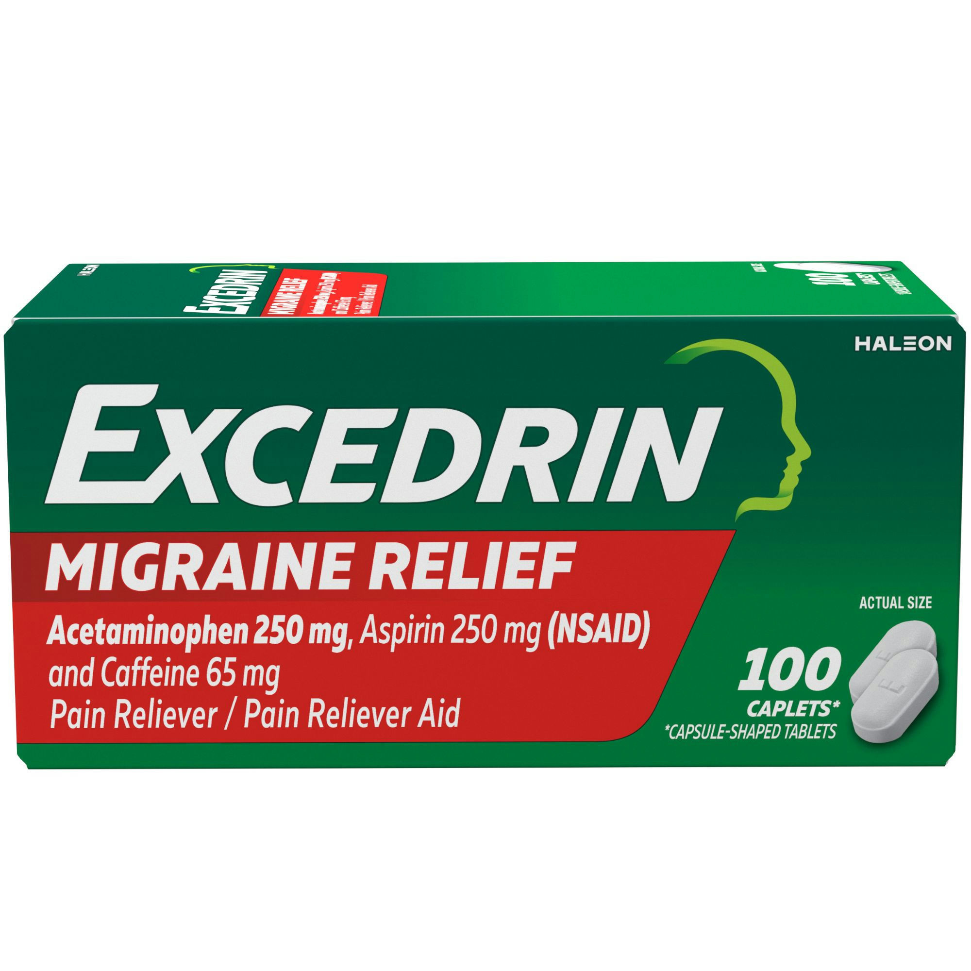 Excedrin Migraine Relief, 250 mg