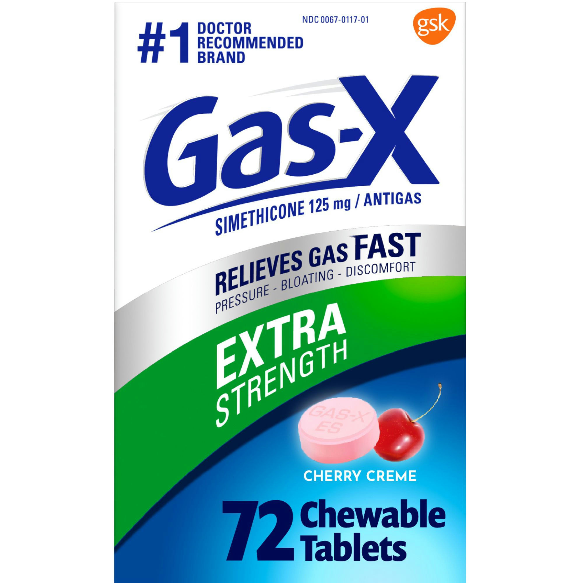 Gas-X Extra Strength Gas Relief Chewable Tablets