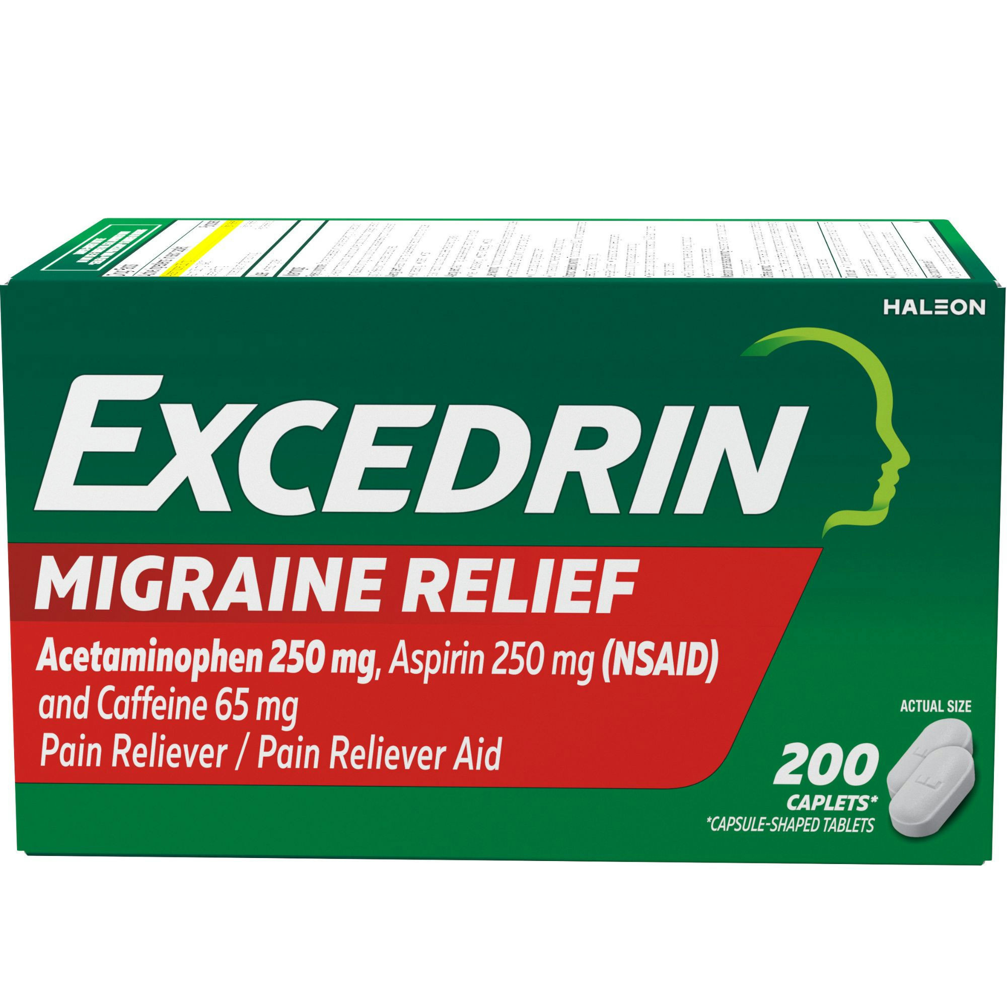 Excedrin Migraine Relief, 250 mg