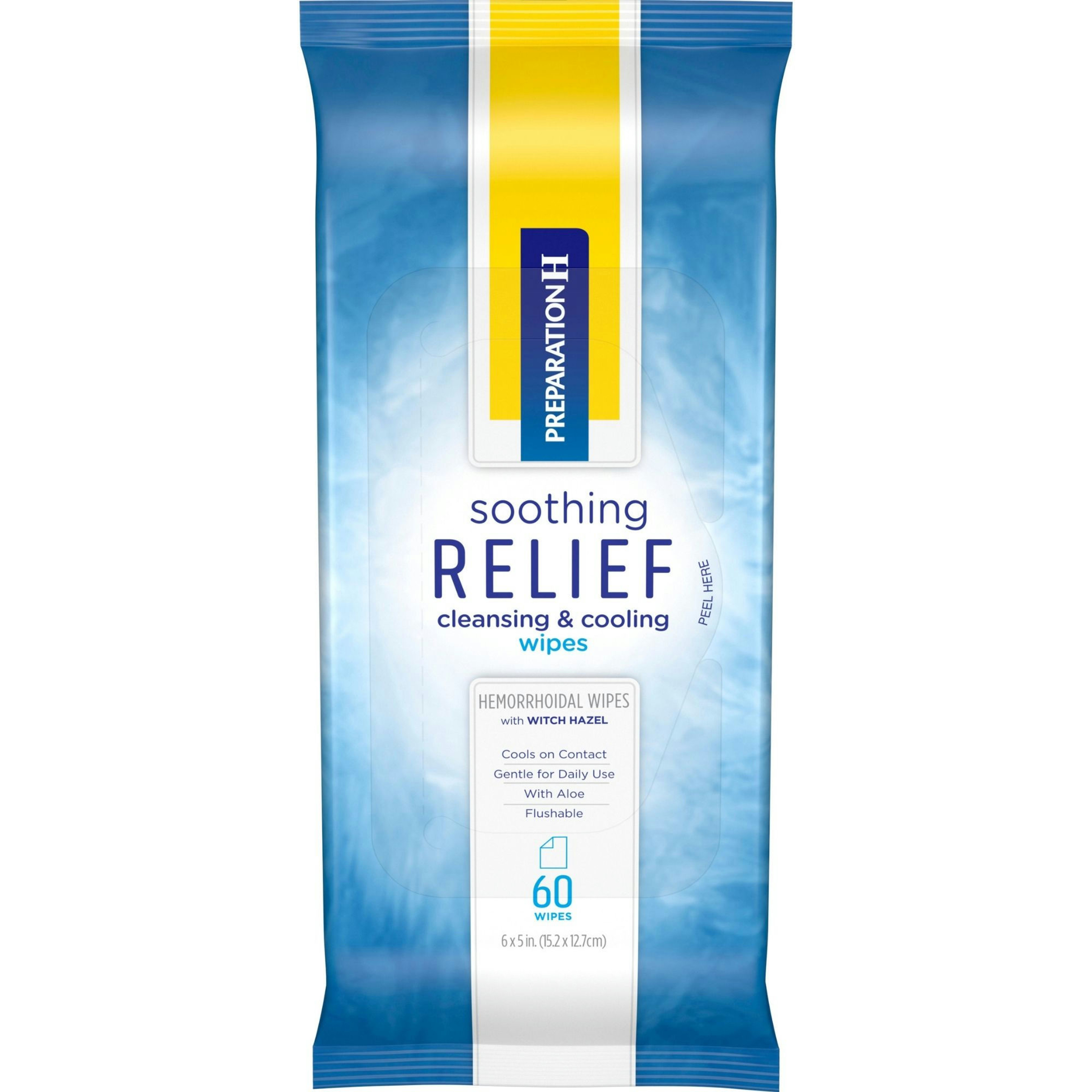Preparation H Soothing Relief Cleansing & Cooling Wipes