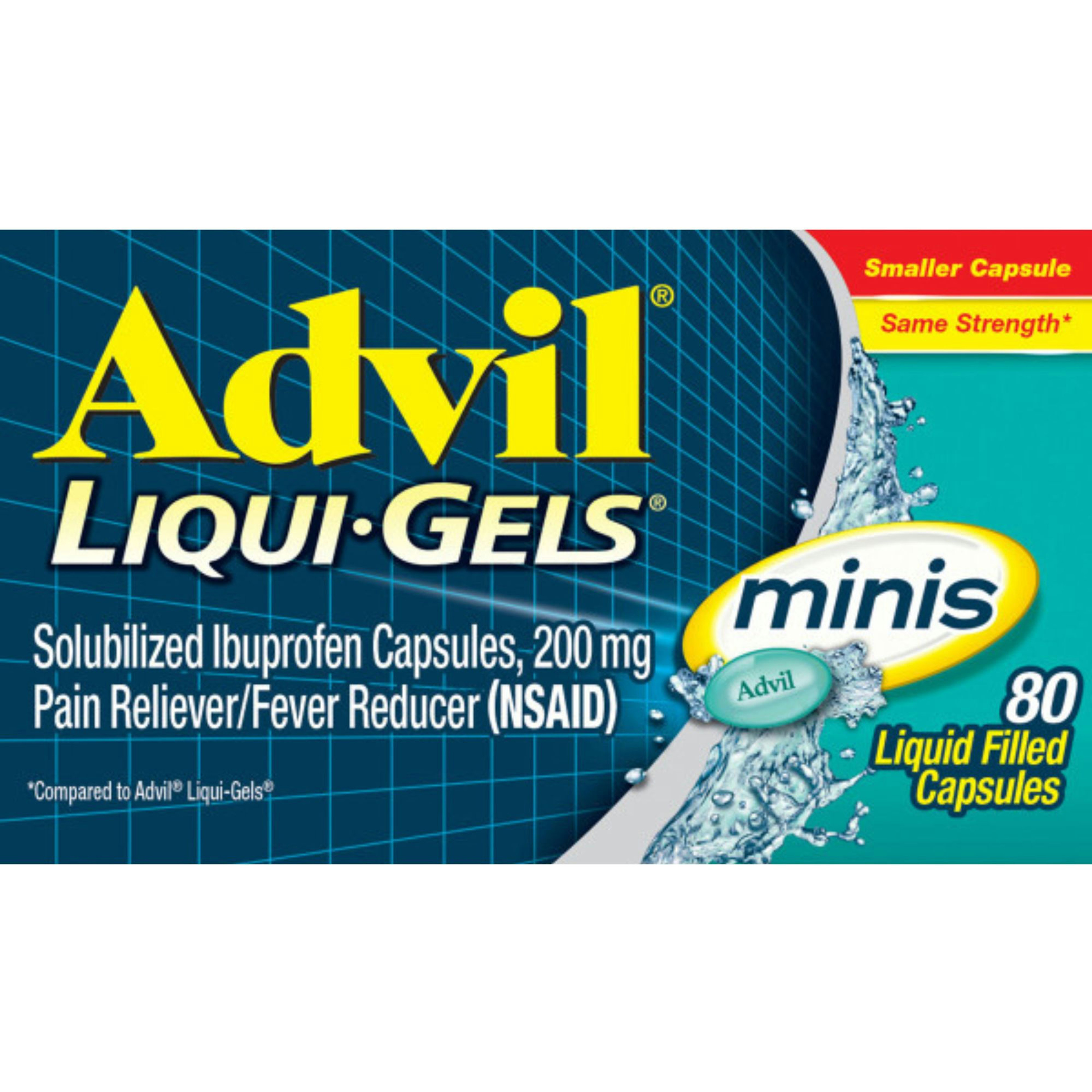 Advil Liqui-Gels Minis Pain Reliever & Fever Reducer