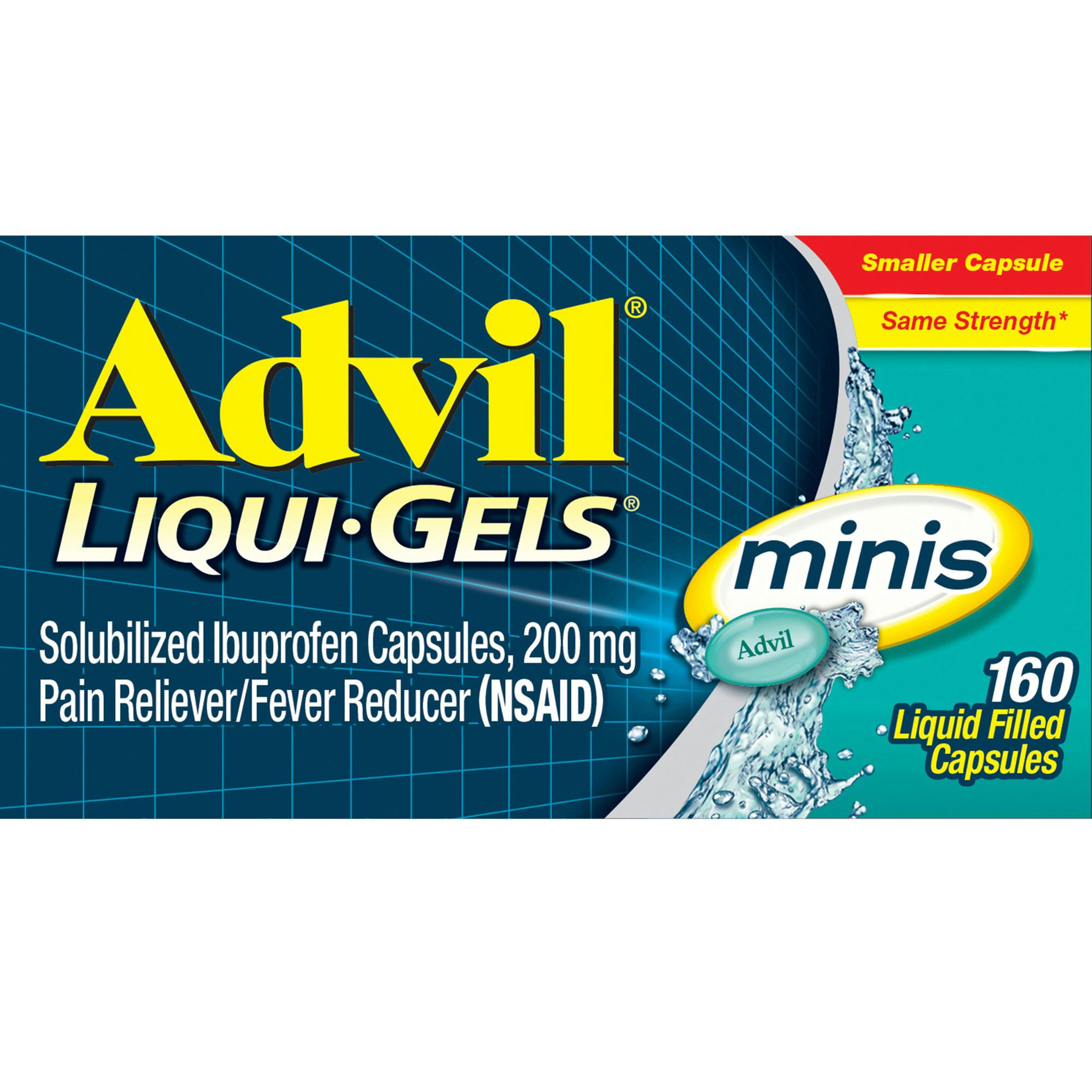Advil Liqui-Gels Minis Pain Reliever & Fever Reducer