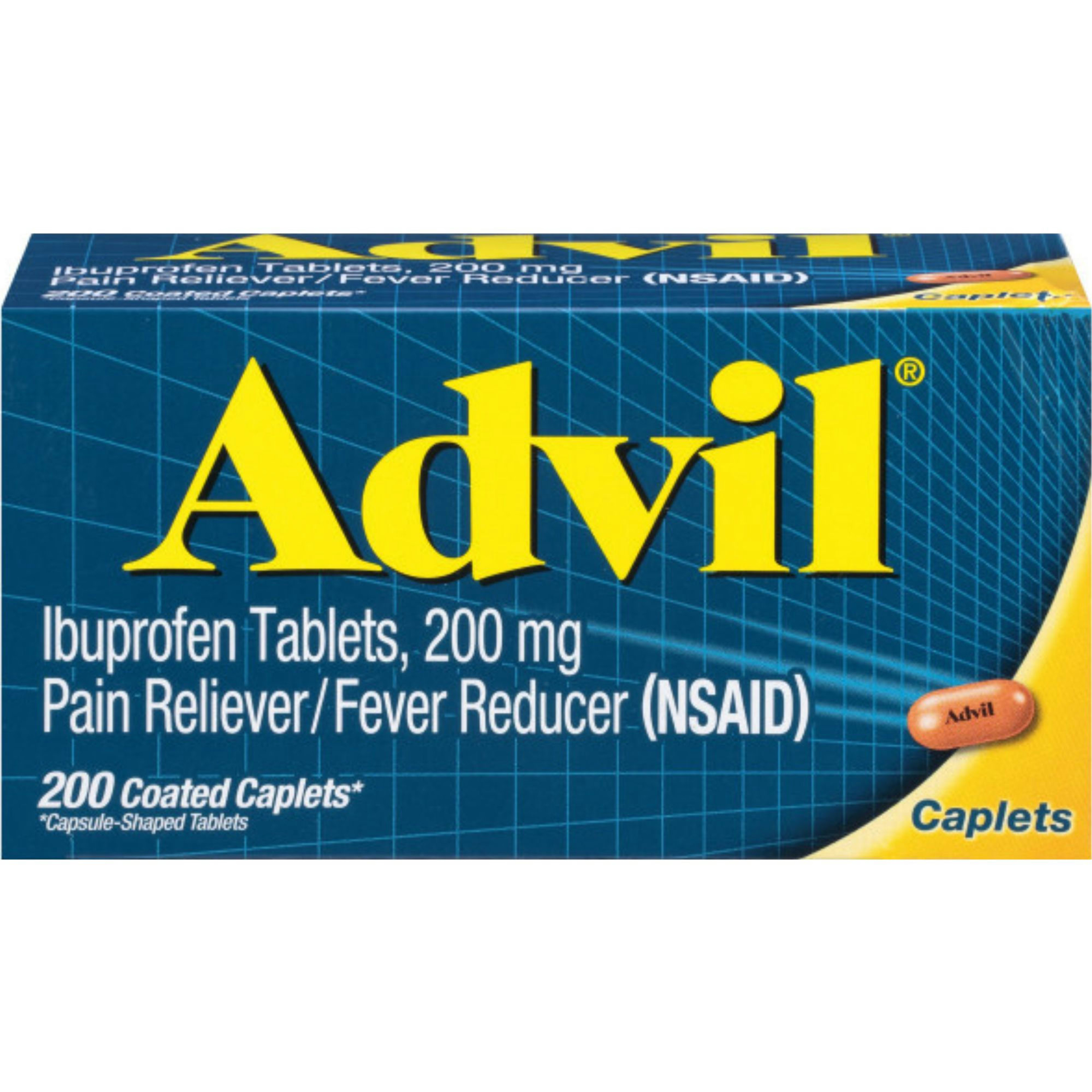 Advil Pain Reliever & Fever Reducer, Caplets