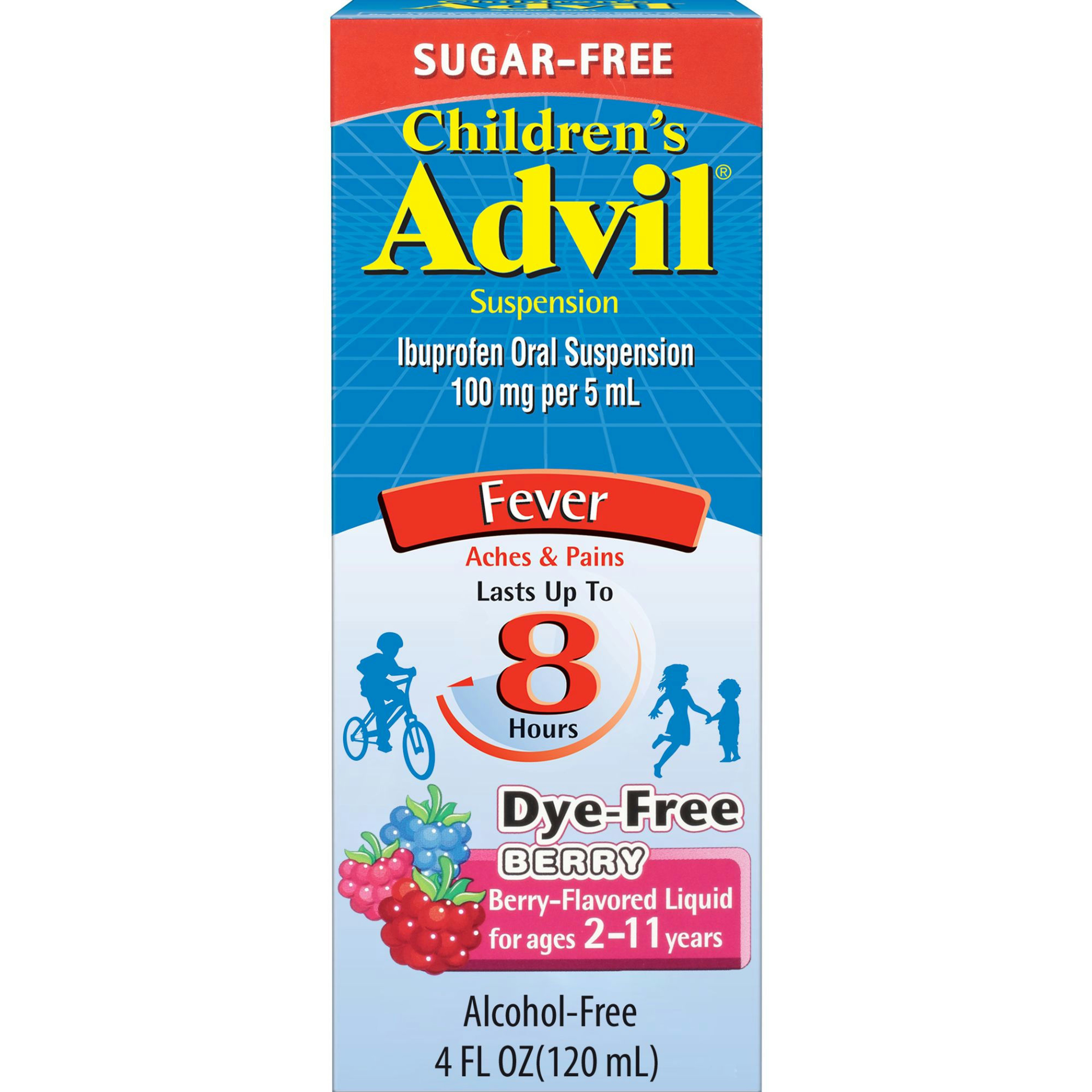 Advil Children's Sugar Free Pain Reliever & Fever Reducer Oral Suspension