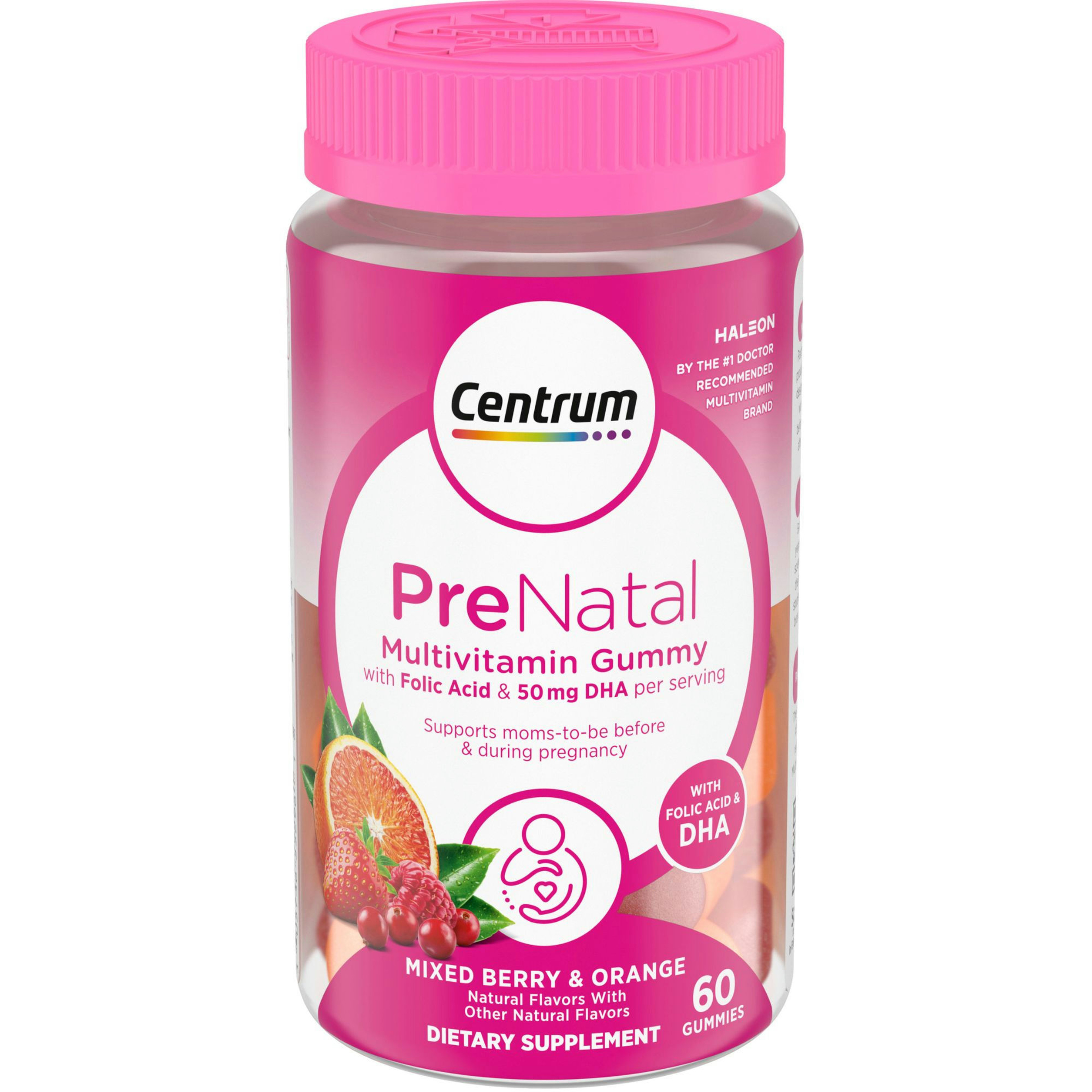 Centrum PreNatal Multivitamin Gummies With Folic Acid & DHA