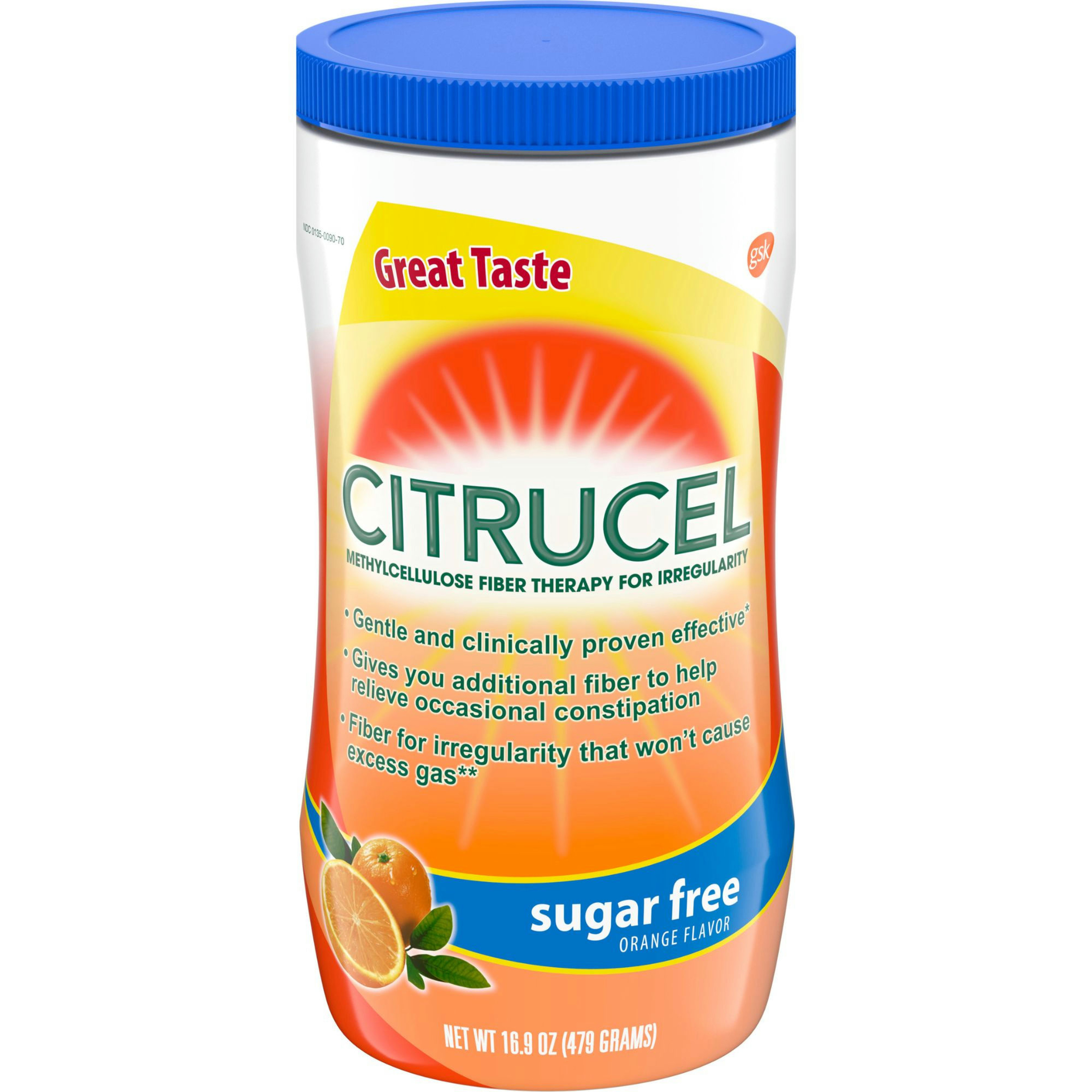Citrucel Sugar Free Methylcellulose Fiber Therapy for Irregularity, Powder