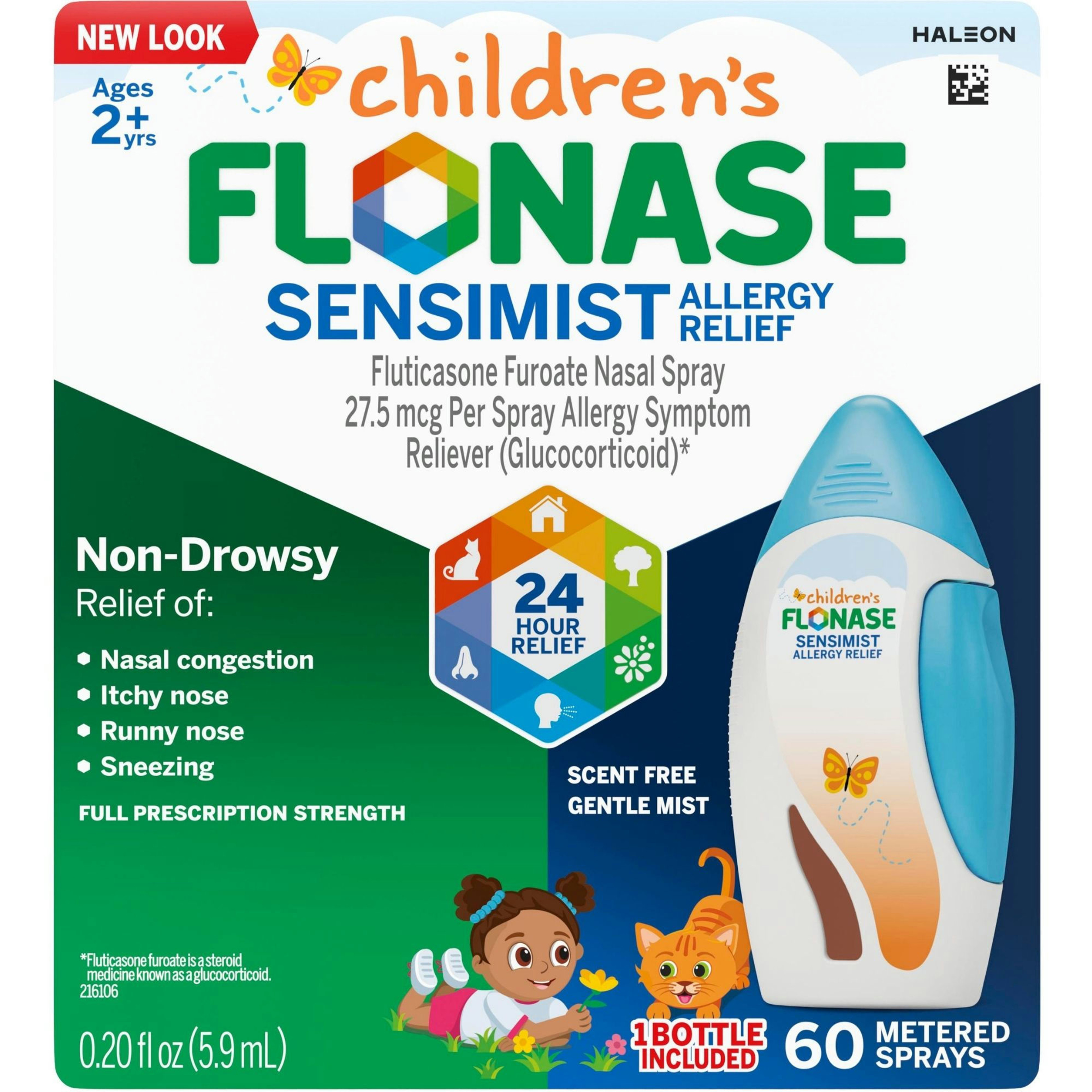 Flonase Children's Sensimist 24 Hour Allergy Relief Nasal Spray